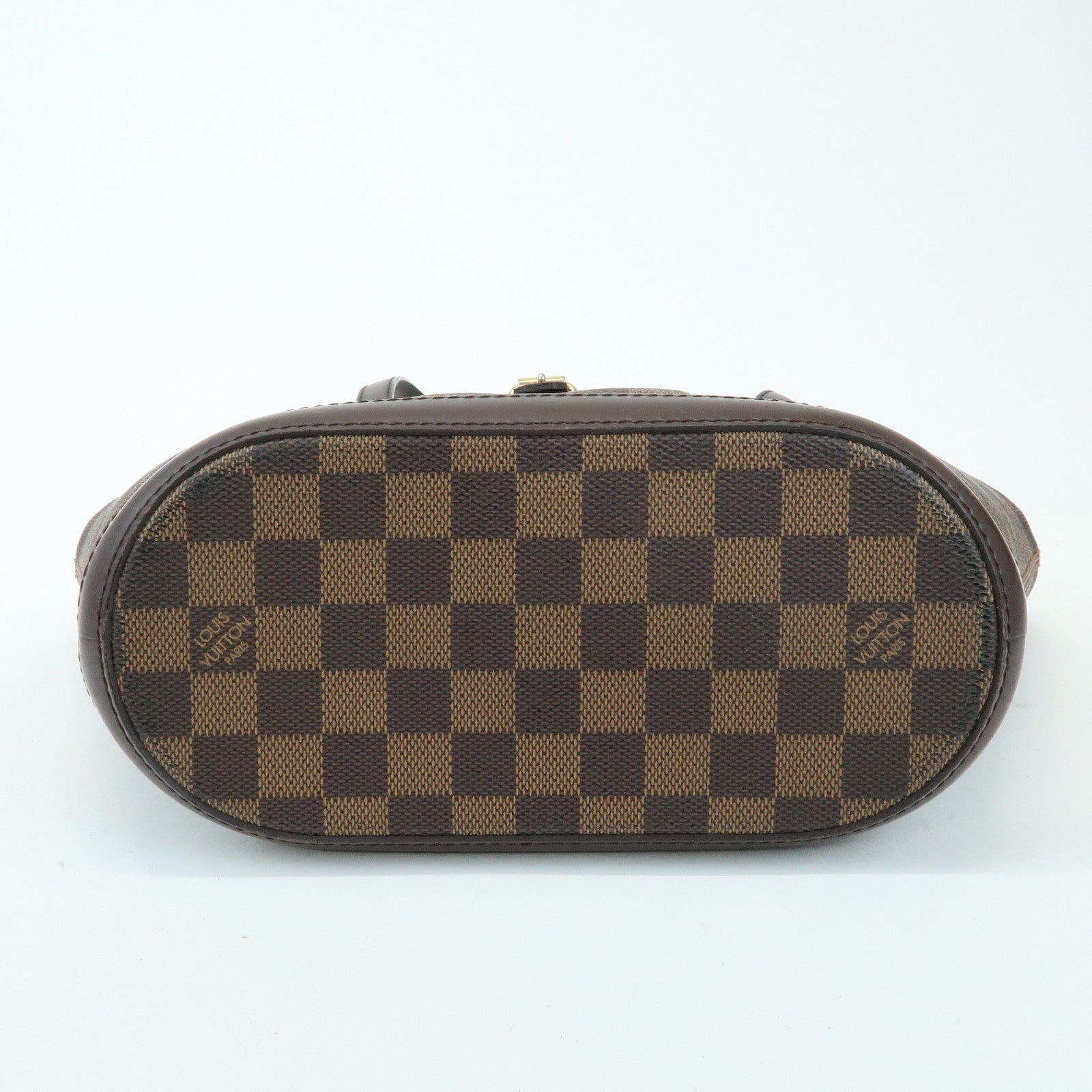 Louis Vuitton Damier Manosque PM Canvas Tote Bag Ebene N51121