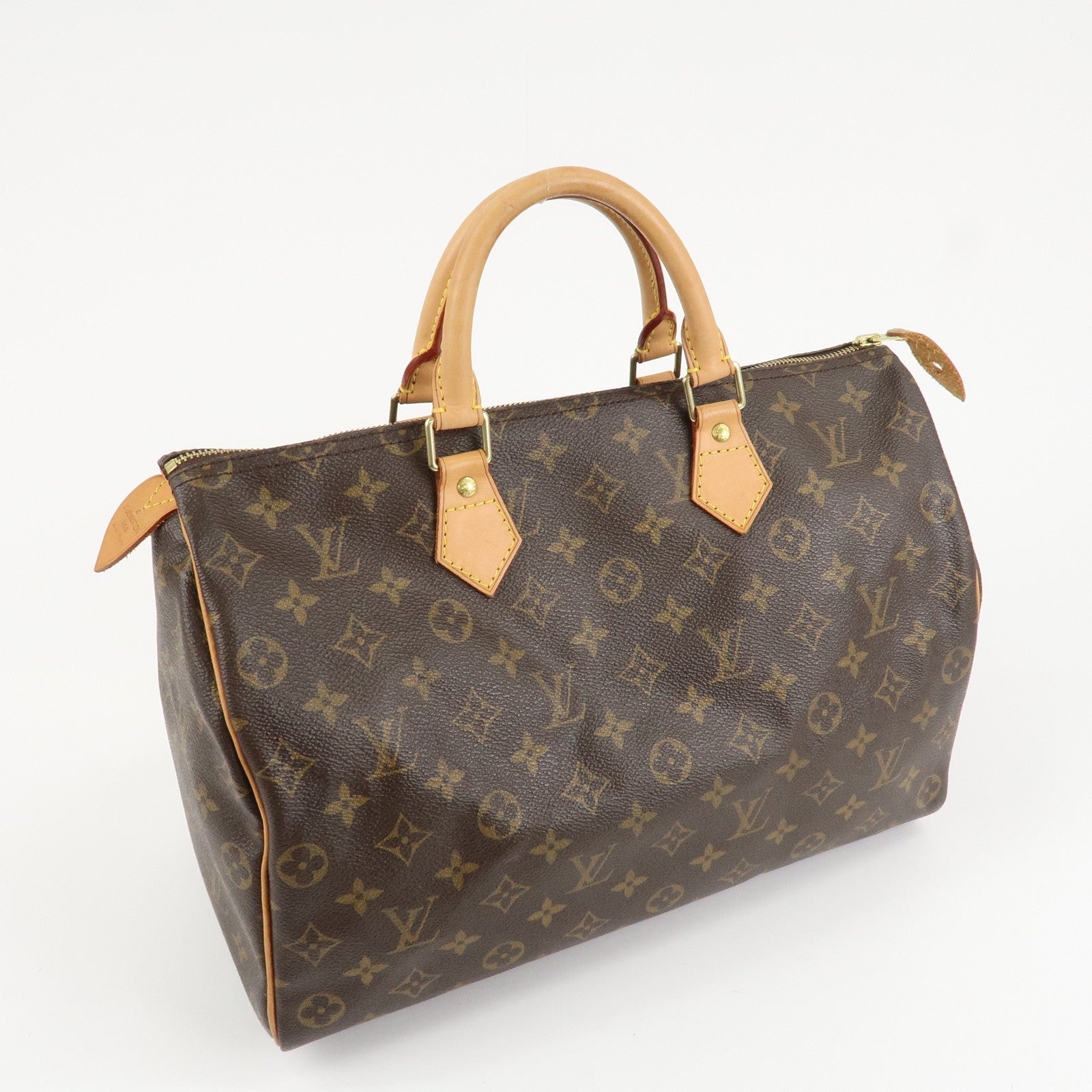 Louis Vuitton Monogram Speedy 35 Hand Bag Boston Bag M41524 Used