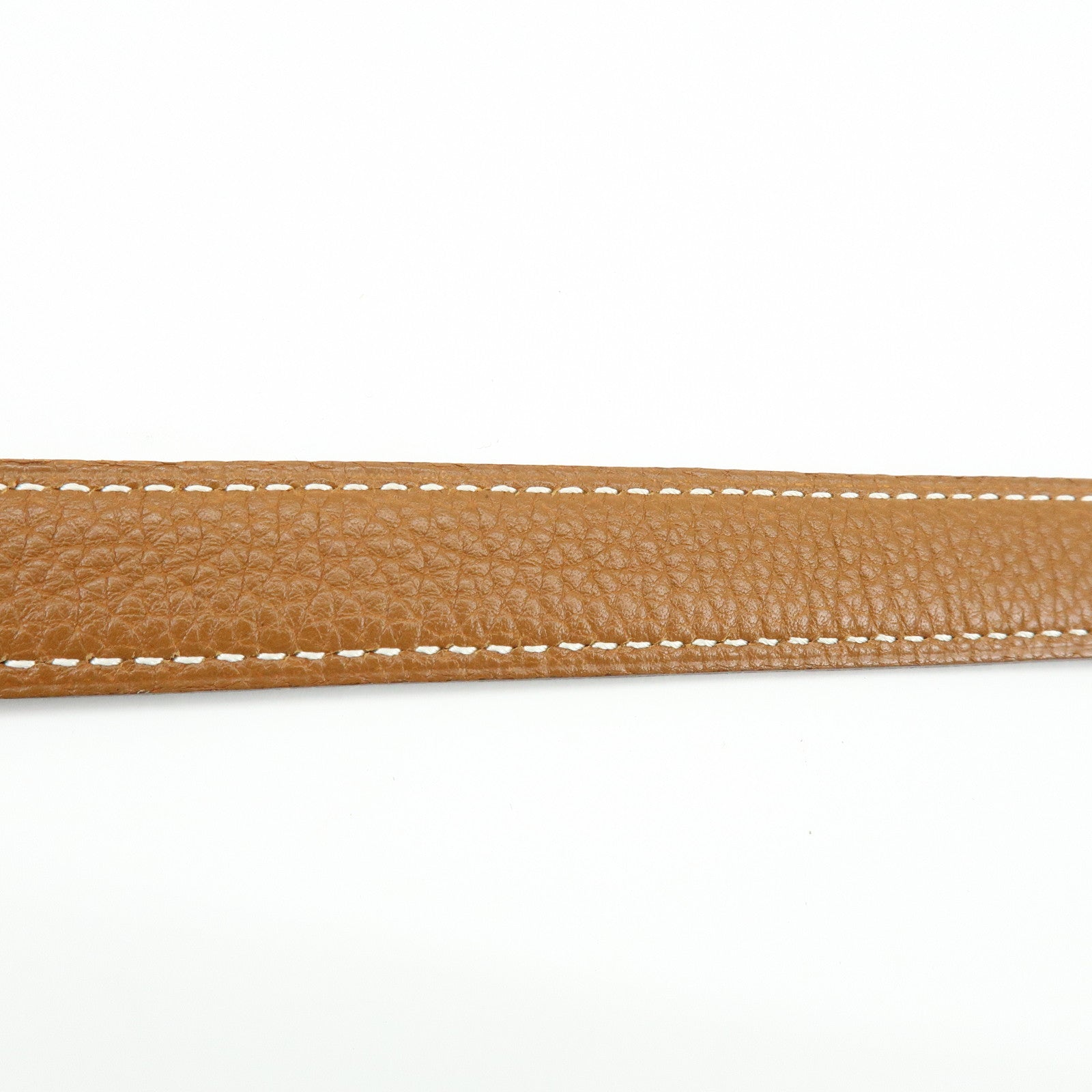 HERMES H Buckle □F Stamped Reversible Constance Belt 80 Black