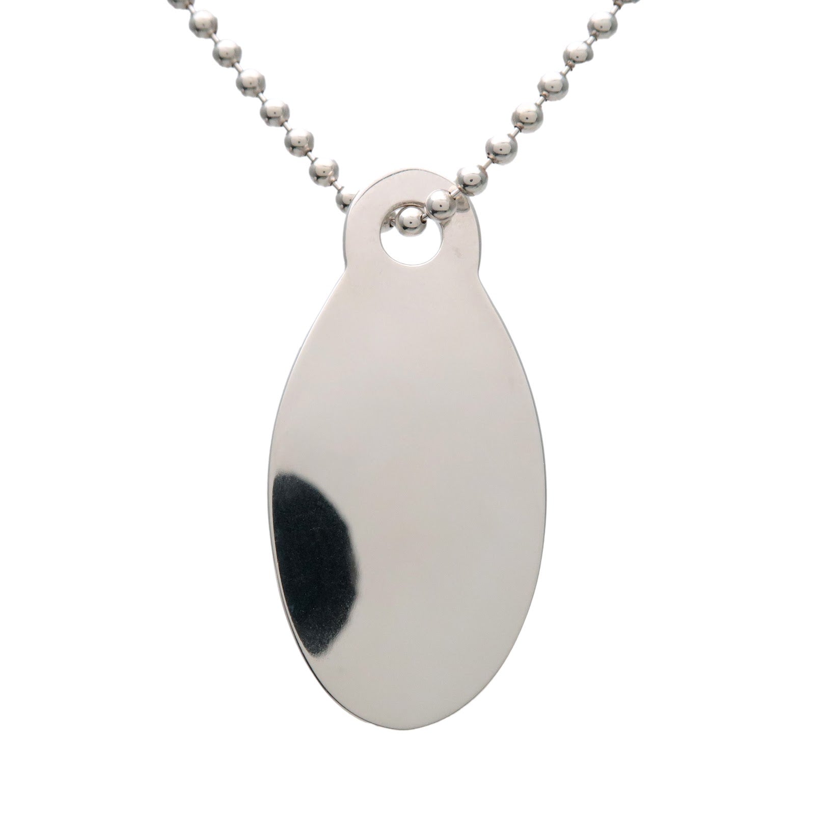 Tiffany&Co. Return to Oval Tag Necklace SV925 Silver