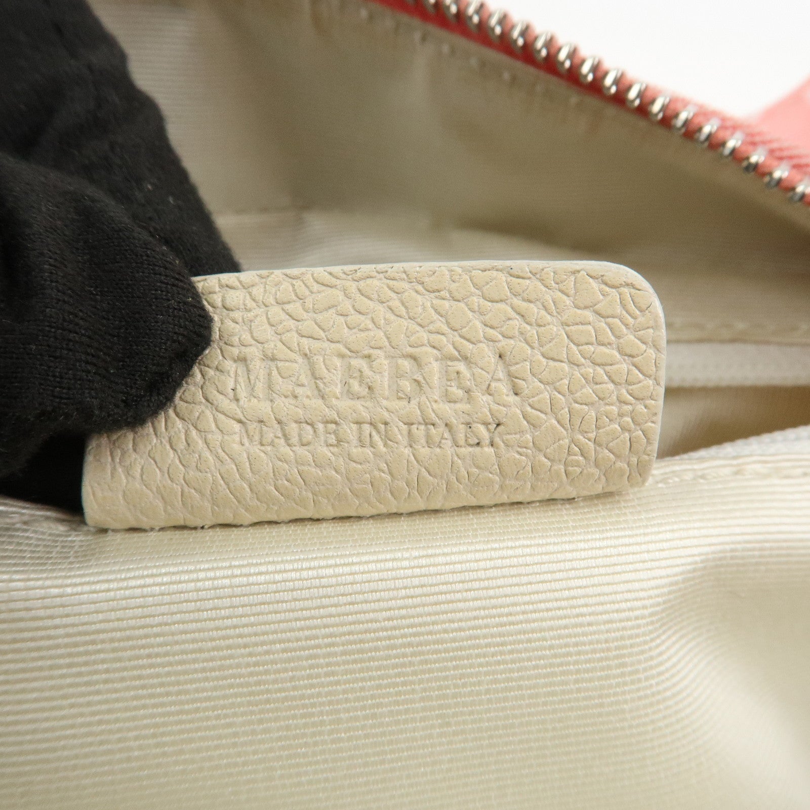 BVLGARI Logo Mania Canvas Leather Shoulder Bag Hand Bag Pink