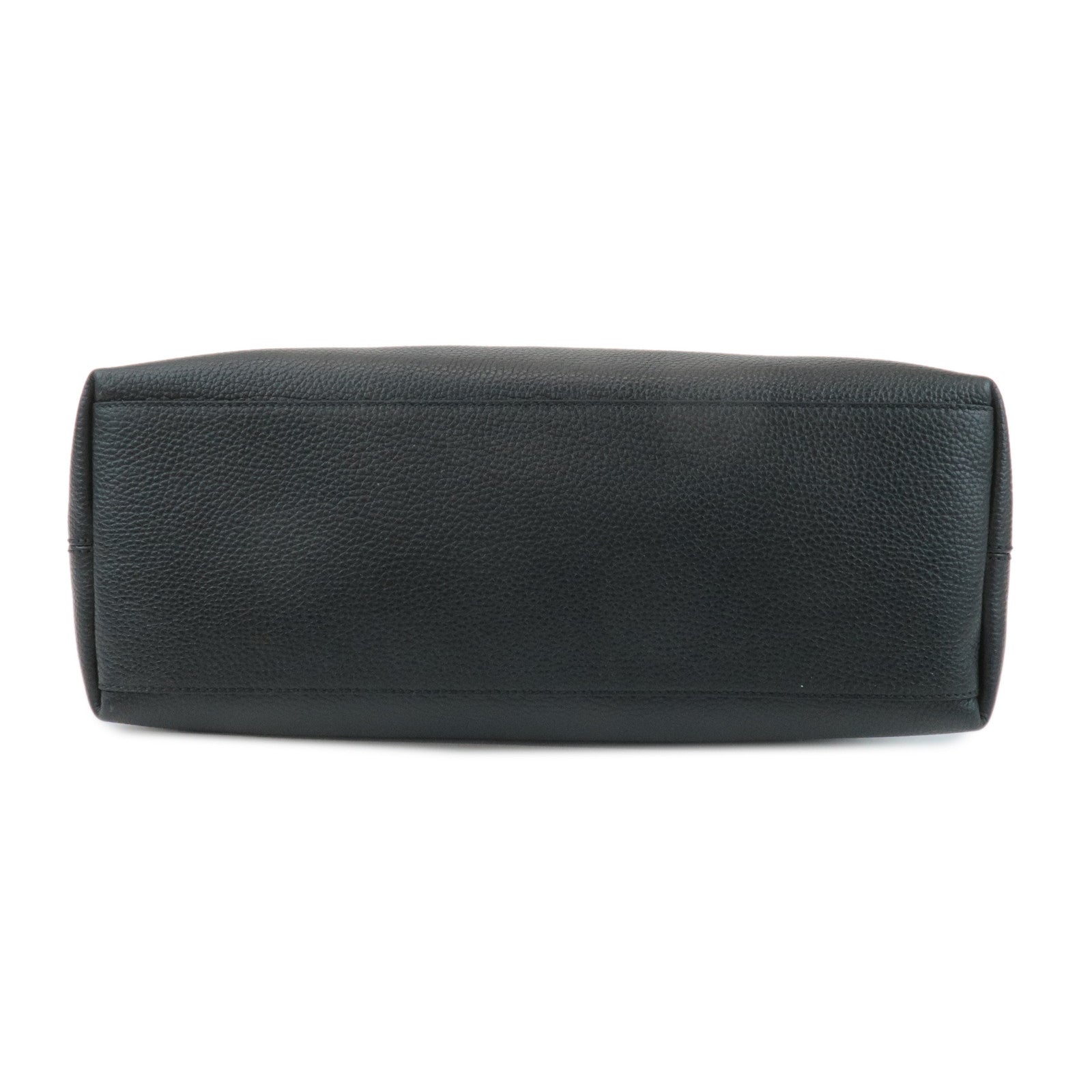 GUCCI SOHO Leather Chain Shoulder Tote Bag Black 536196 Used