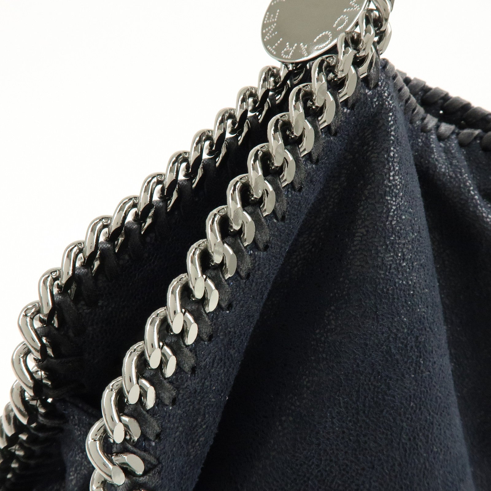STELLA MCCARTNEY Falabella Faux Leather 2Way Bag Dark Navy 234387