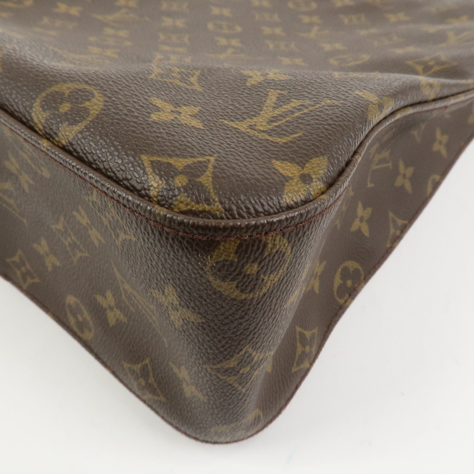 Louis Vuitton Monogram Looping GM Shoulder Bag Brown M51145