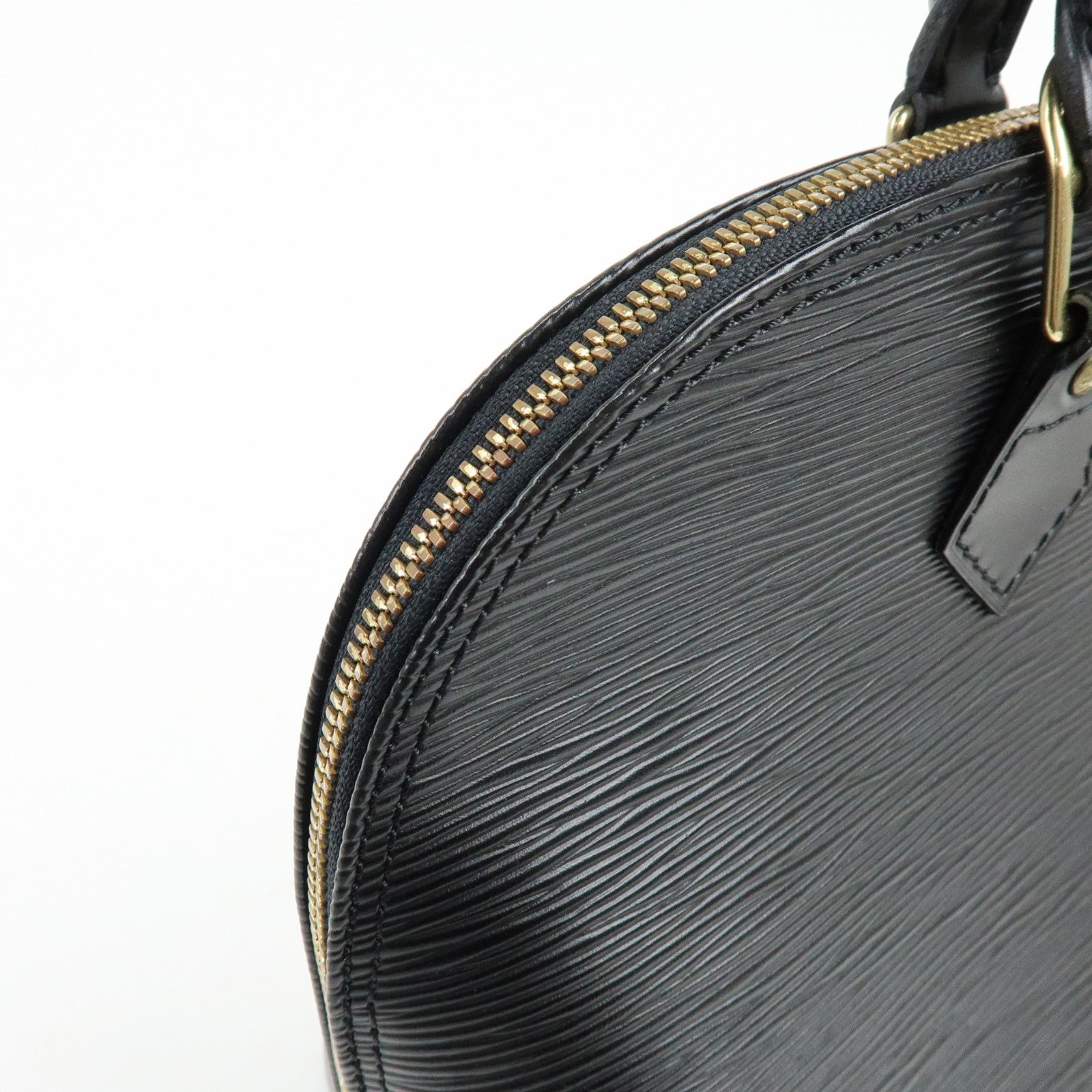 Louis Vuitton Epi Alma Hand Bag Noir Black M52142