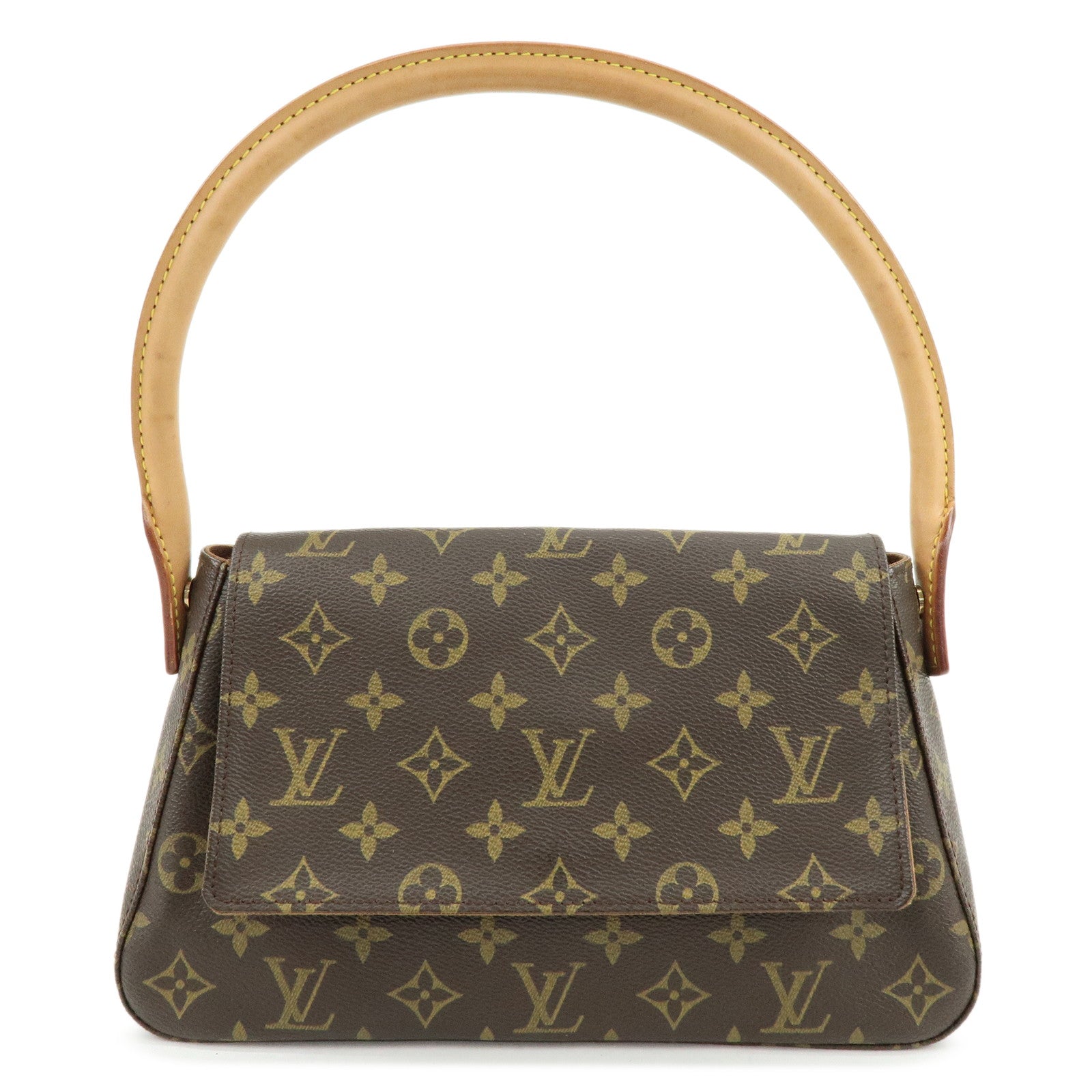 Louis Vuitton Monogram Mini Looping Shoulder Bag Brown M51147