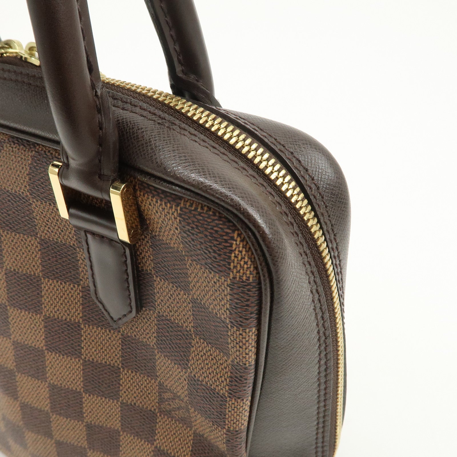 Louis Vuitton Damier Canvas Brera Hand Bag Ebene N51150