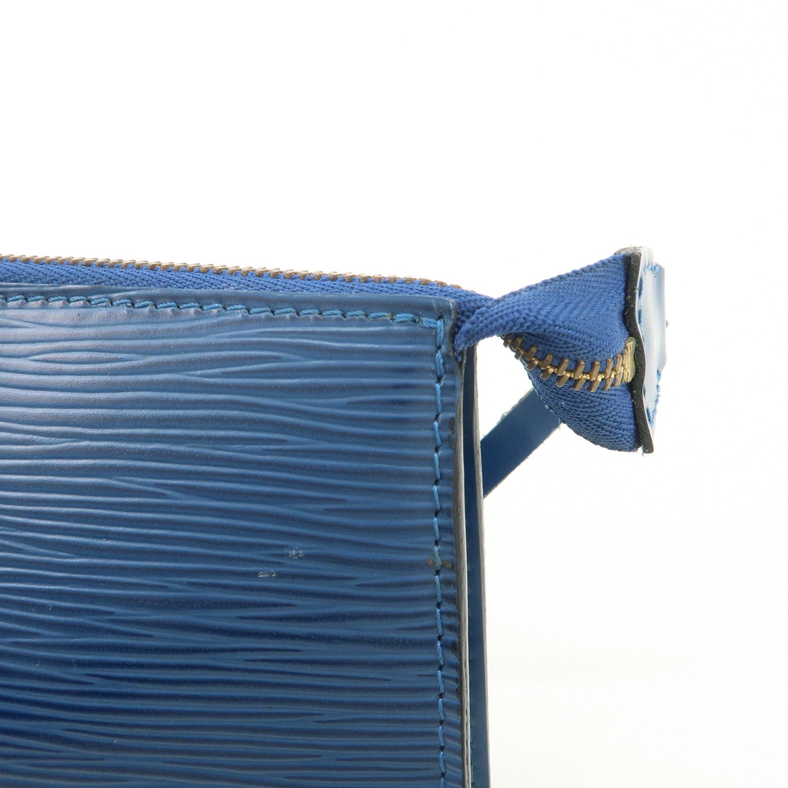 Louis Vuitton Epi Pochette Accessoires Pouch Toledo Blue M52945