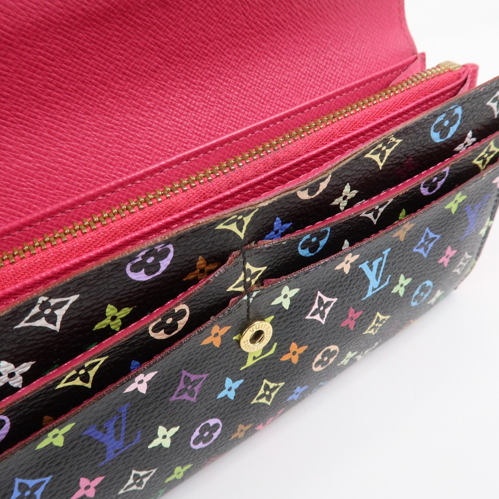 Louis Vuitton Monogram Multicolor Portefeuille Sarah Wallet M93747