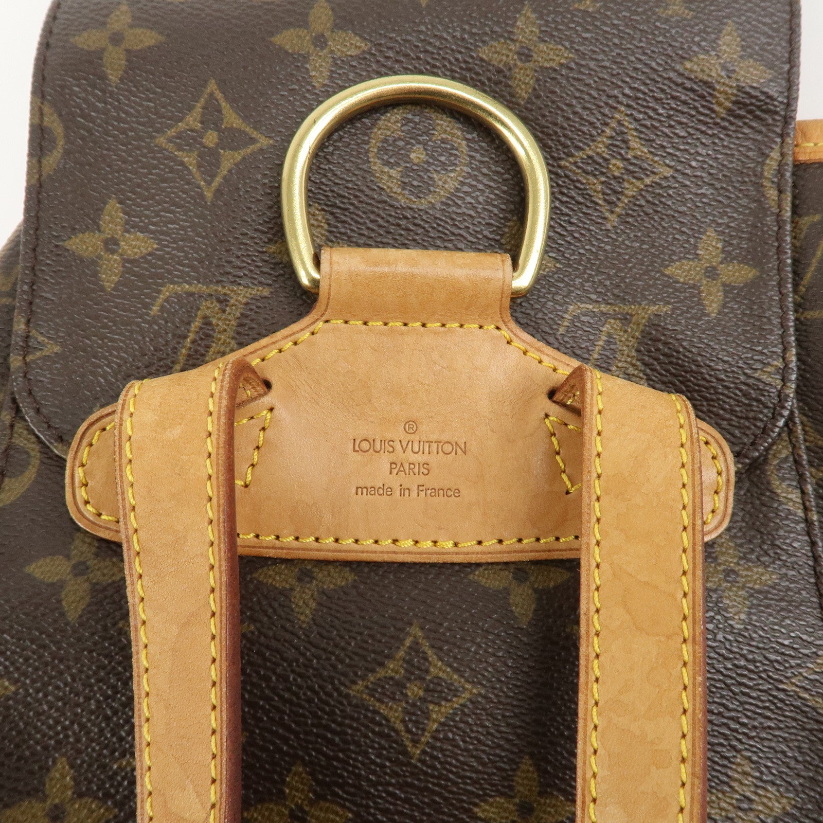 Louis Vuitton Monogram Canvas Montsouris MM Backpack Brown M51136 Used