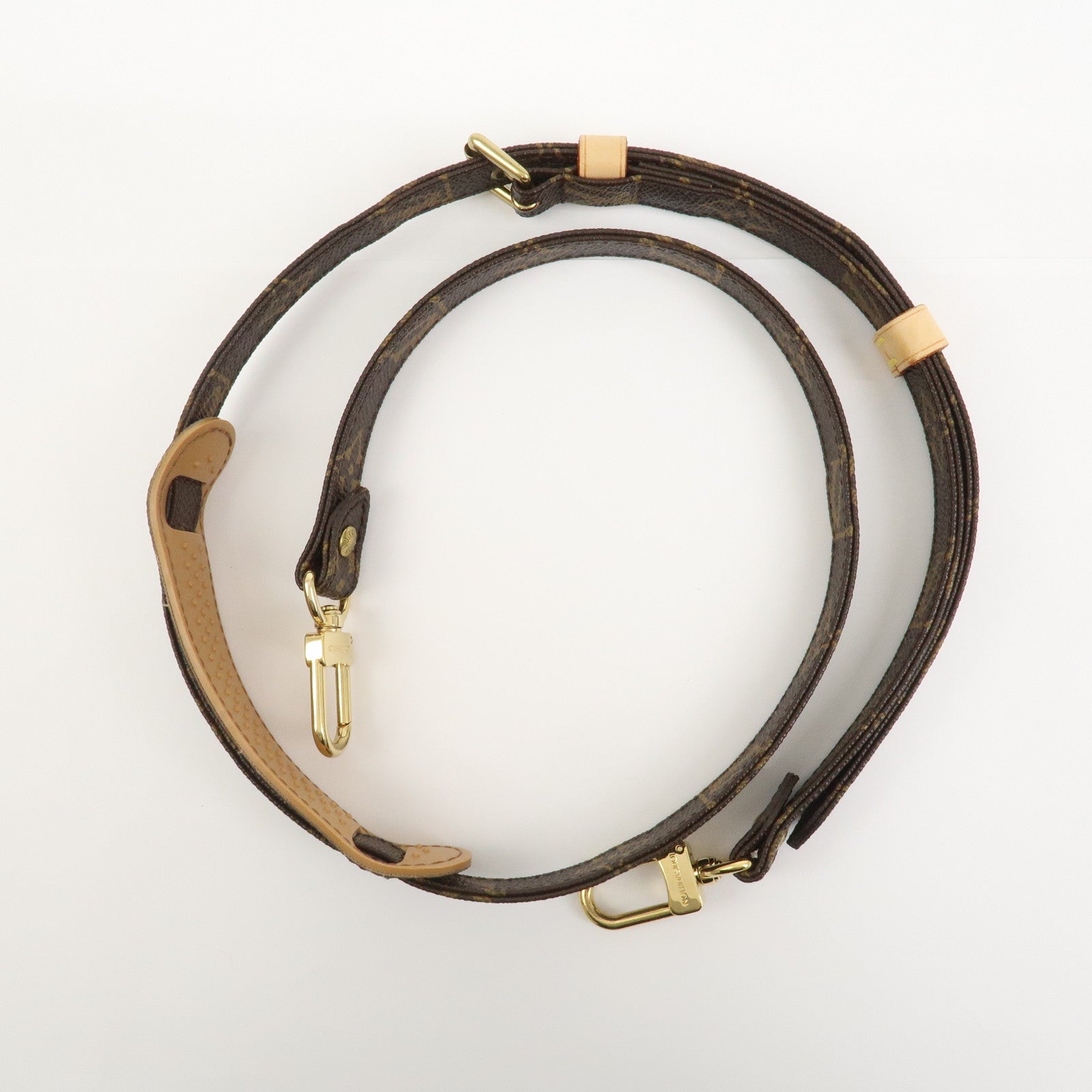 Louis Vuitton Monogram Adjustable Shoulder Strap Brown 120cm J52315