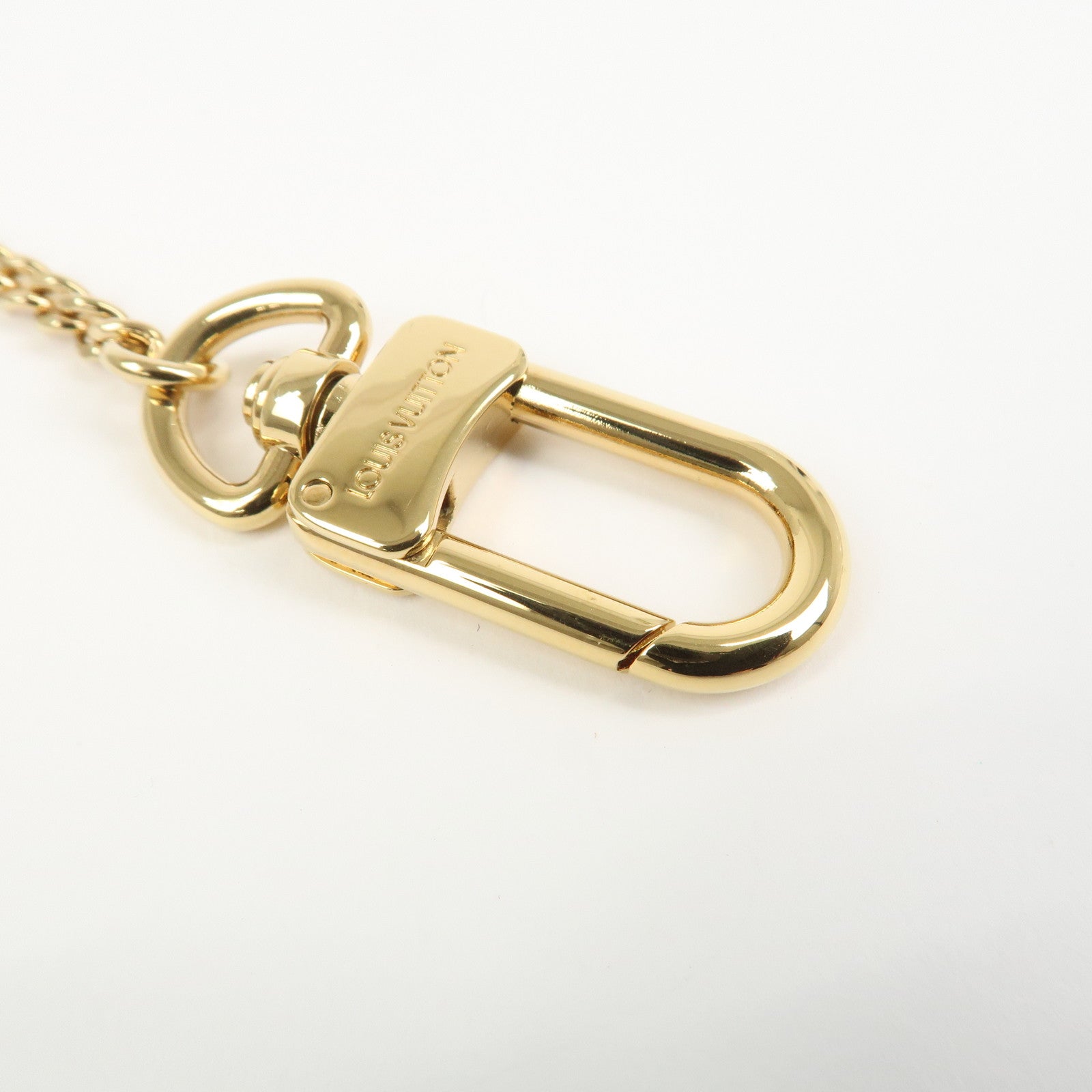 Louis Vuitton Chenne Ano Cles Key Chain Key Charm Gold M58021