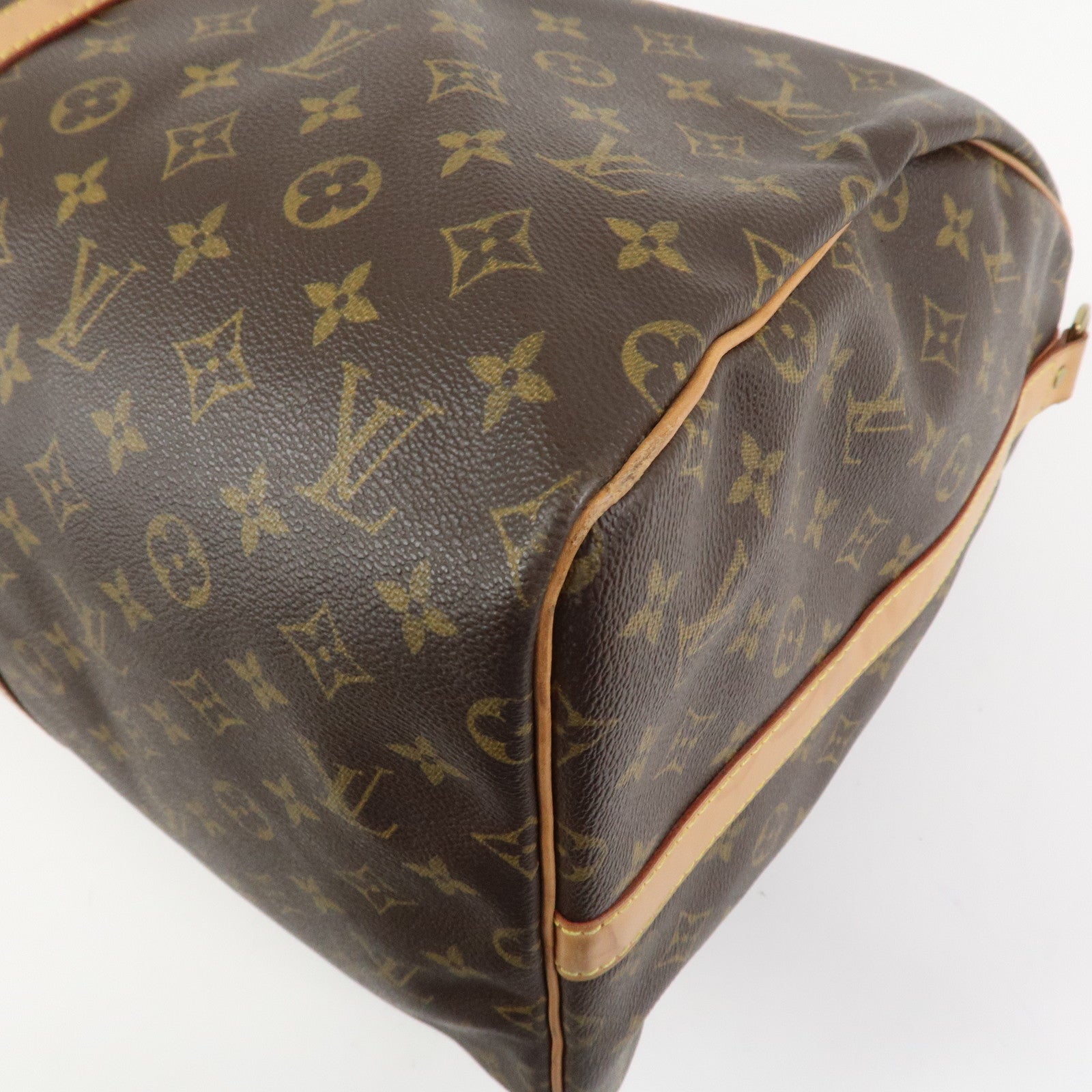 Louis Vuitton Monogram Keep All Bandouliere 55 Boston Bag M41414