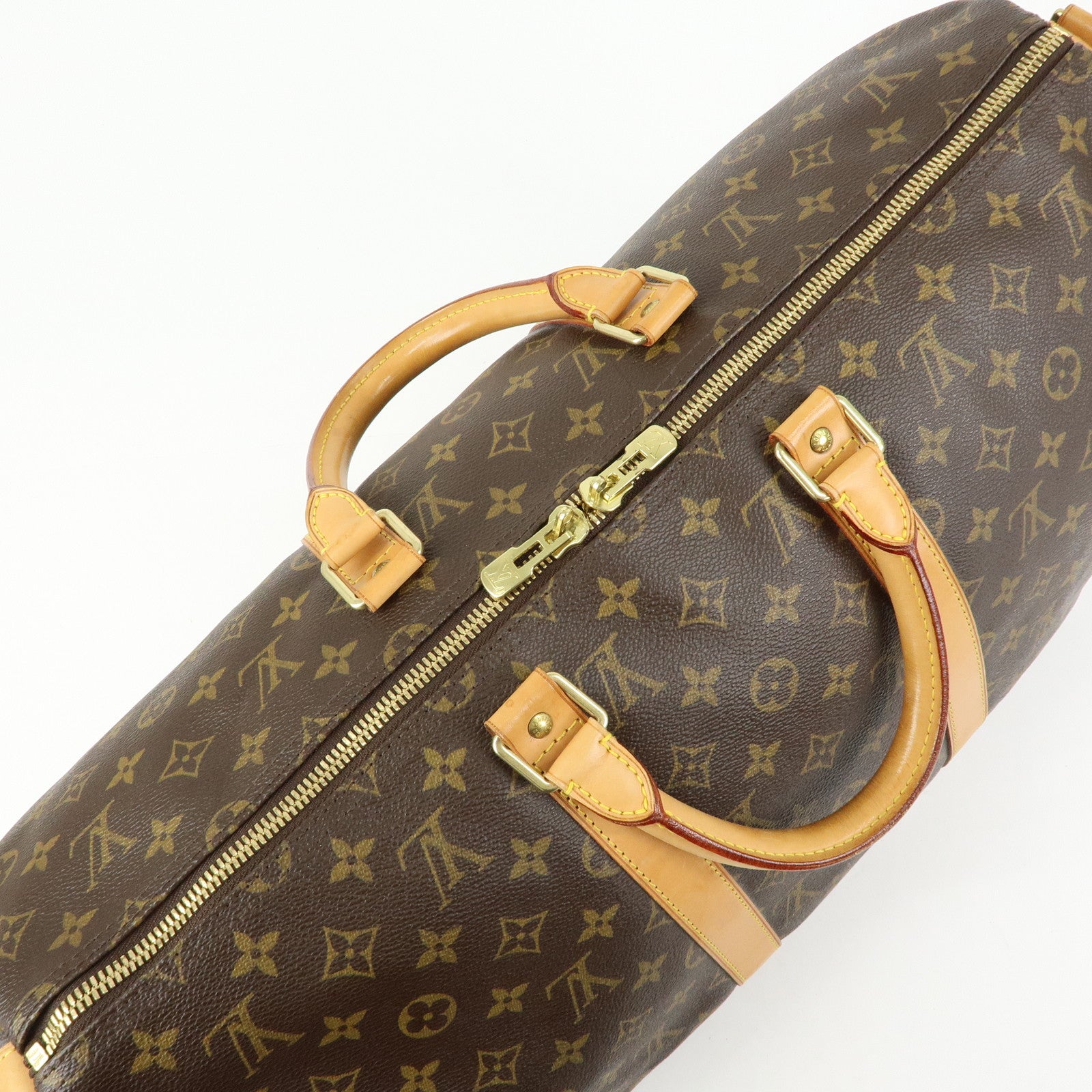 Louis Vuitton Monogram Keep All Bandouliere 50 Boston Bag M41416