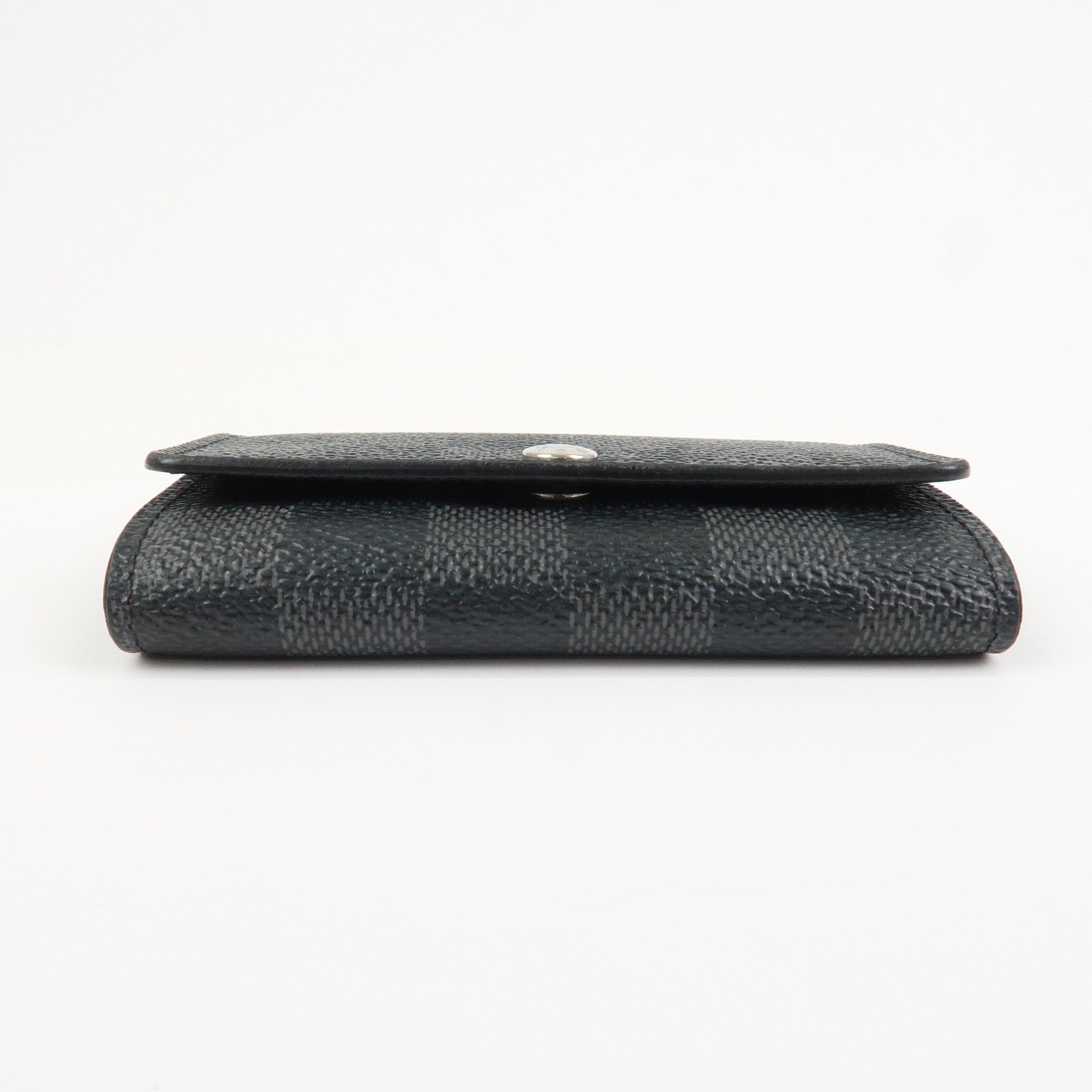 Louis Vuitton Damier Graphite Multicle 6 Key Case Gray Black N62662