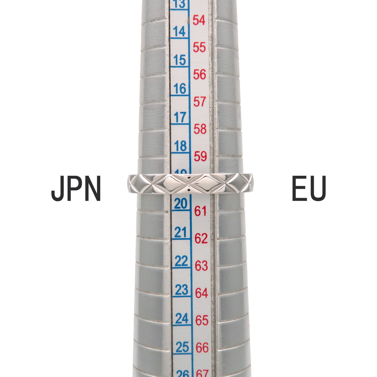 CHANEL Matelasse Ring #60 PT950 Platinum US 9-9.5 EU60 J2820