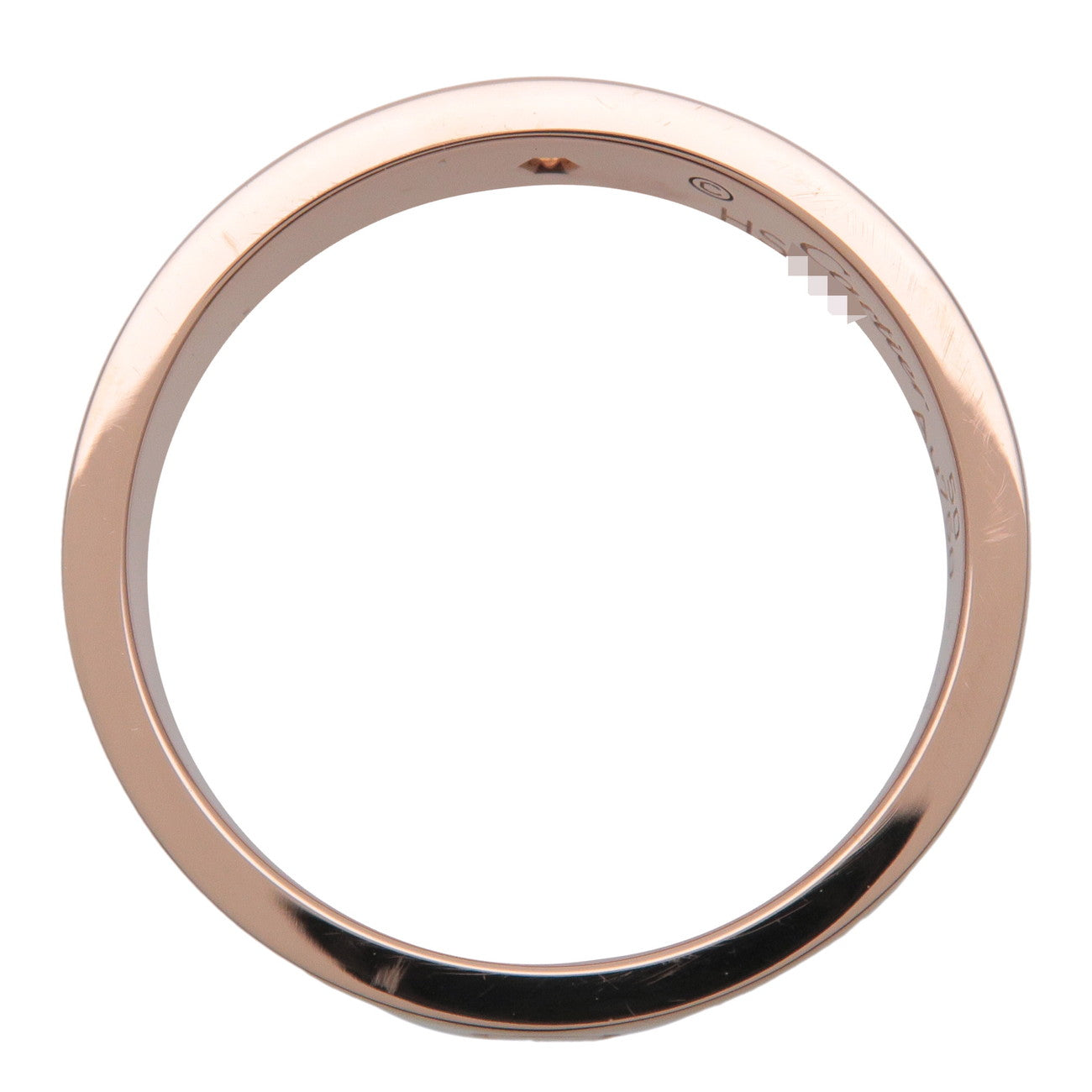 Cartier Mini Love 1P Diamond Ring K18 750PG Rose Gold #50 US5.25