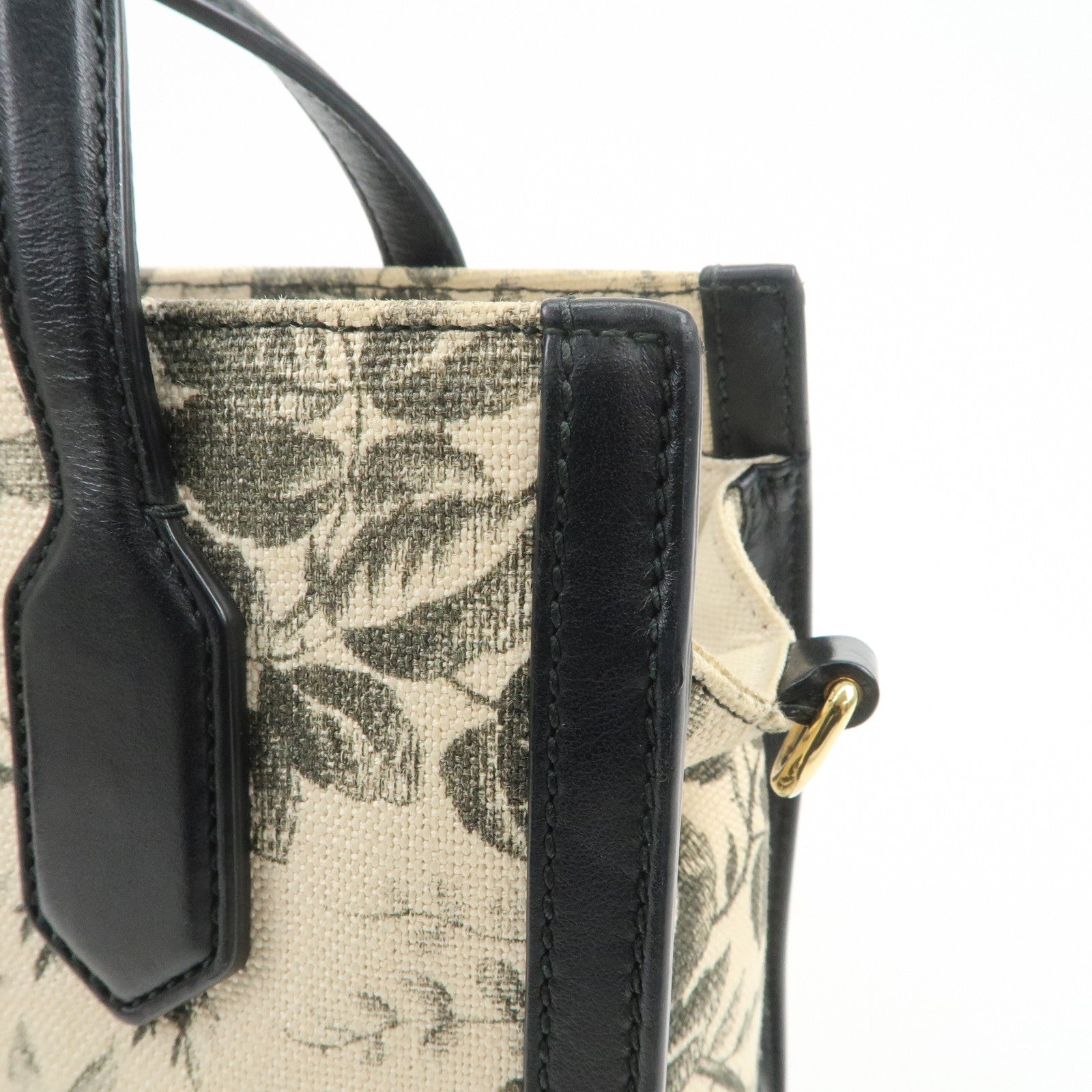 GUCCI GG Ribbon Herbarium 2Way Bag Hand Bag Shoulder Bag 443089