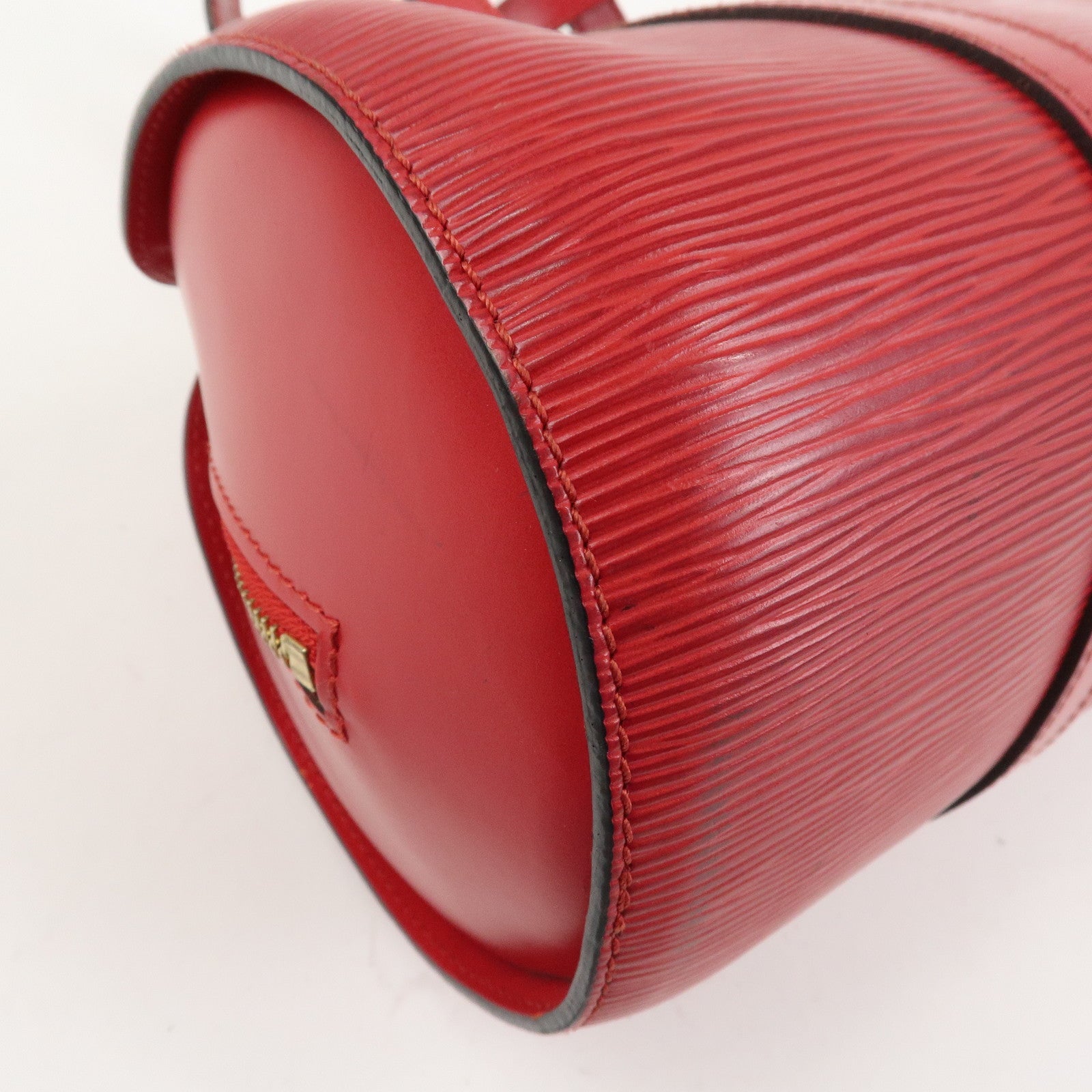 Louis Vuitton Epi Soufflot Hand Bag Castillian Red M52227