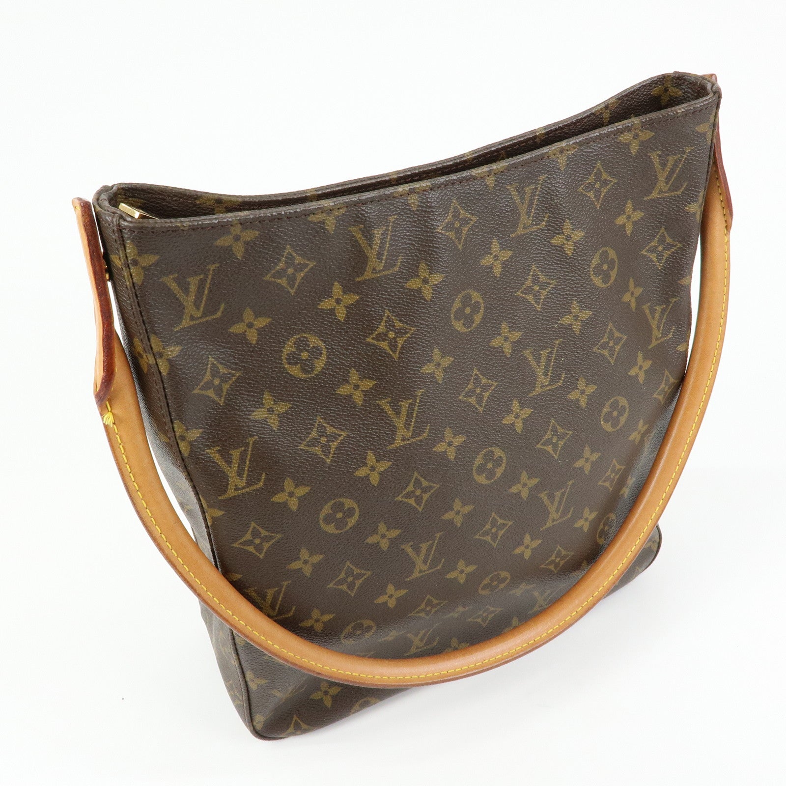 Louis Vuitton Monogram Looping GM Shoulder Bag Brown M51145