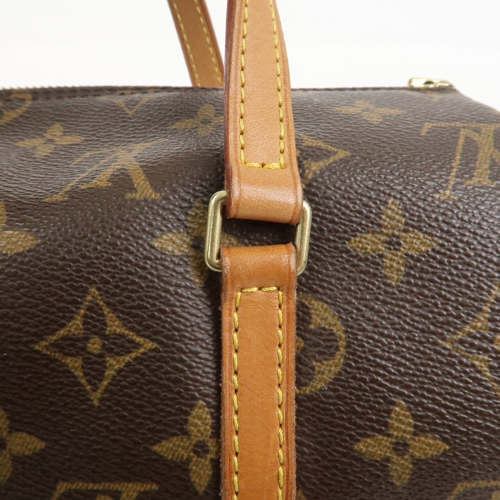 Louis Vuitton Monogram Papillon 26 Hand Bag Brown M51386