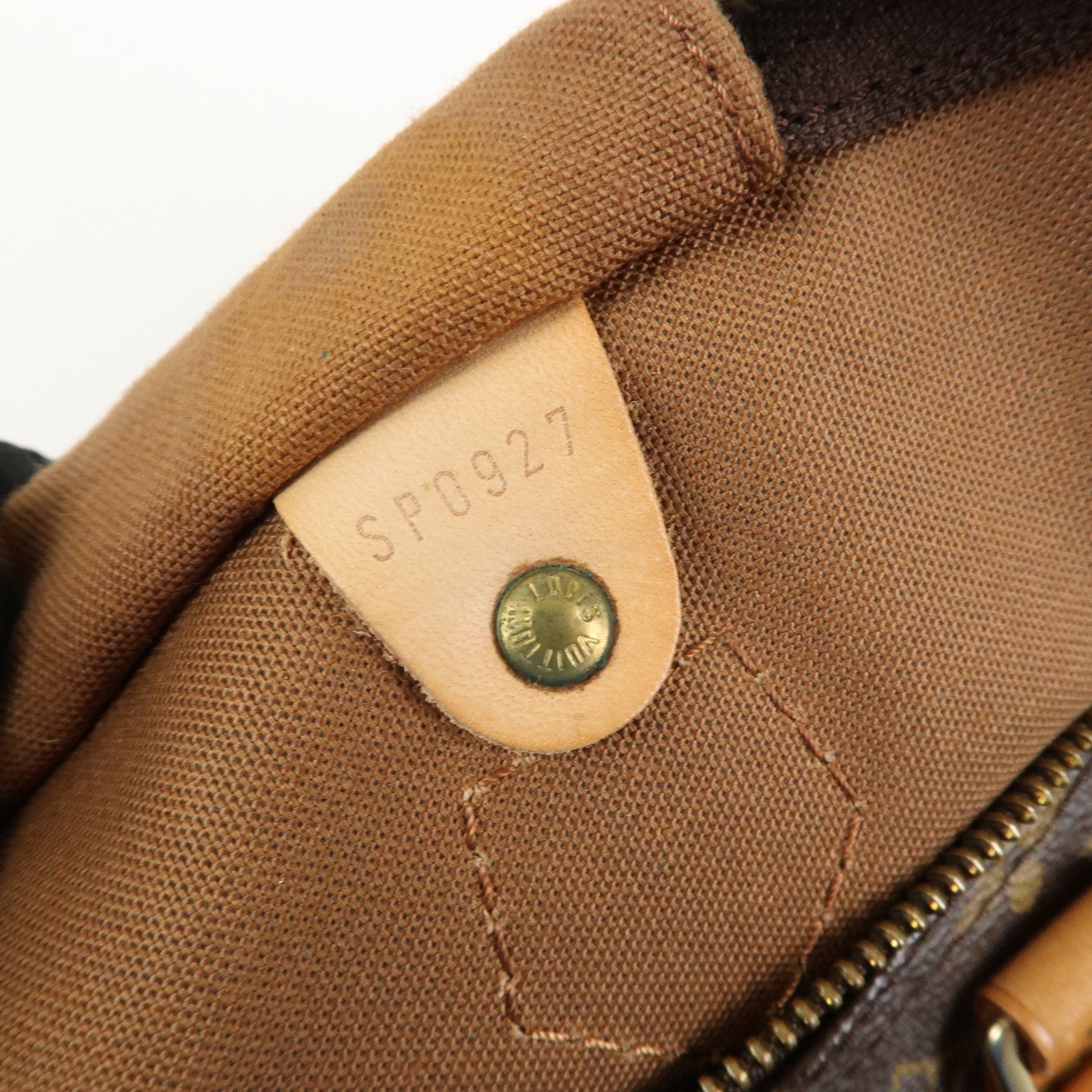 Louis Vuitton Monogram Speedy 40 Hand Bag Boston Bag Brown M41522