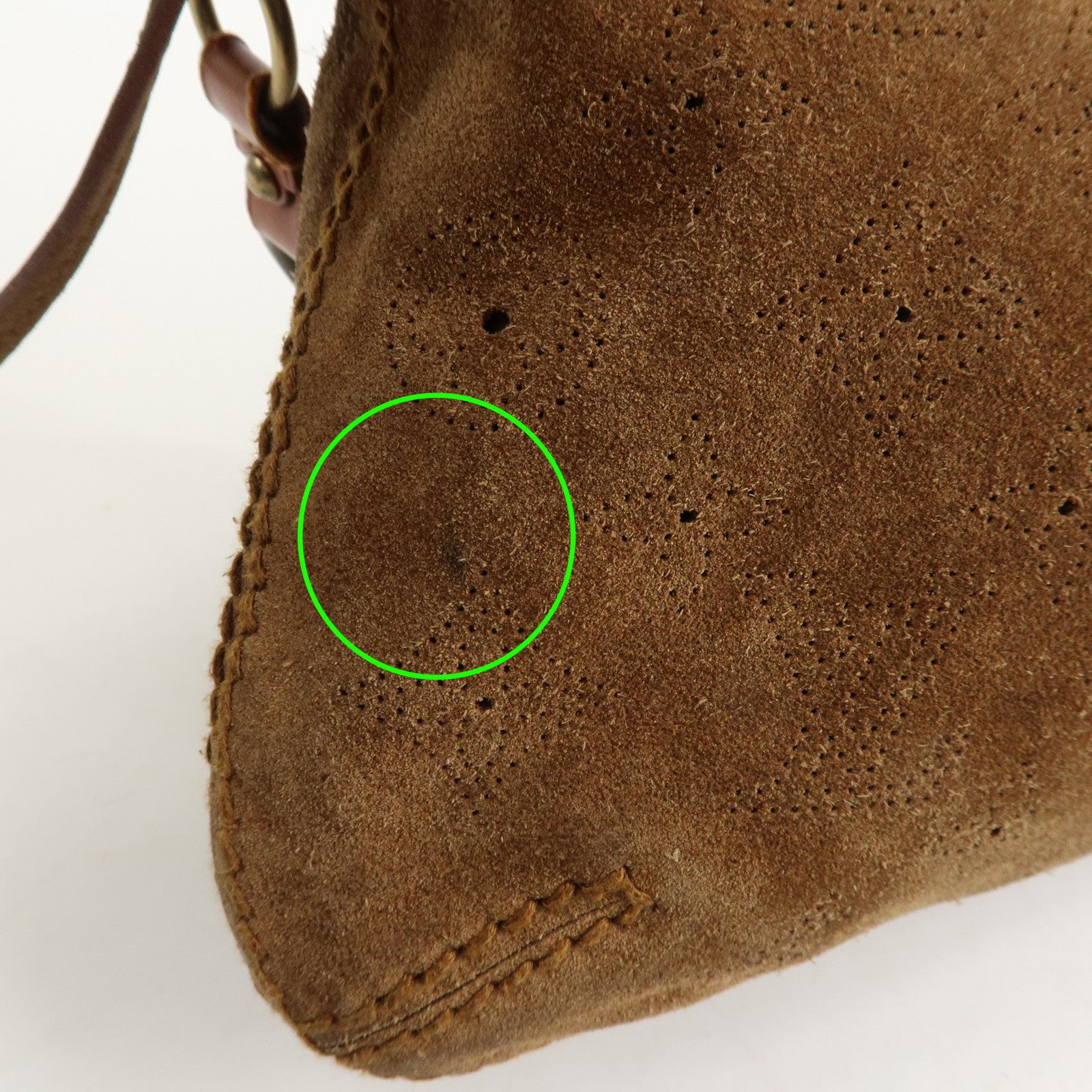 Louis Vuitton Monogram Mahina Onata PM Suede Shoulder Bag M95123 Used