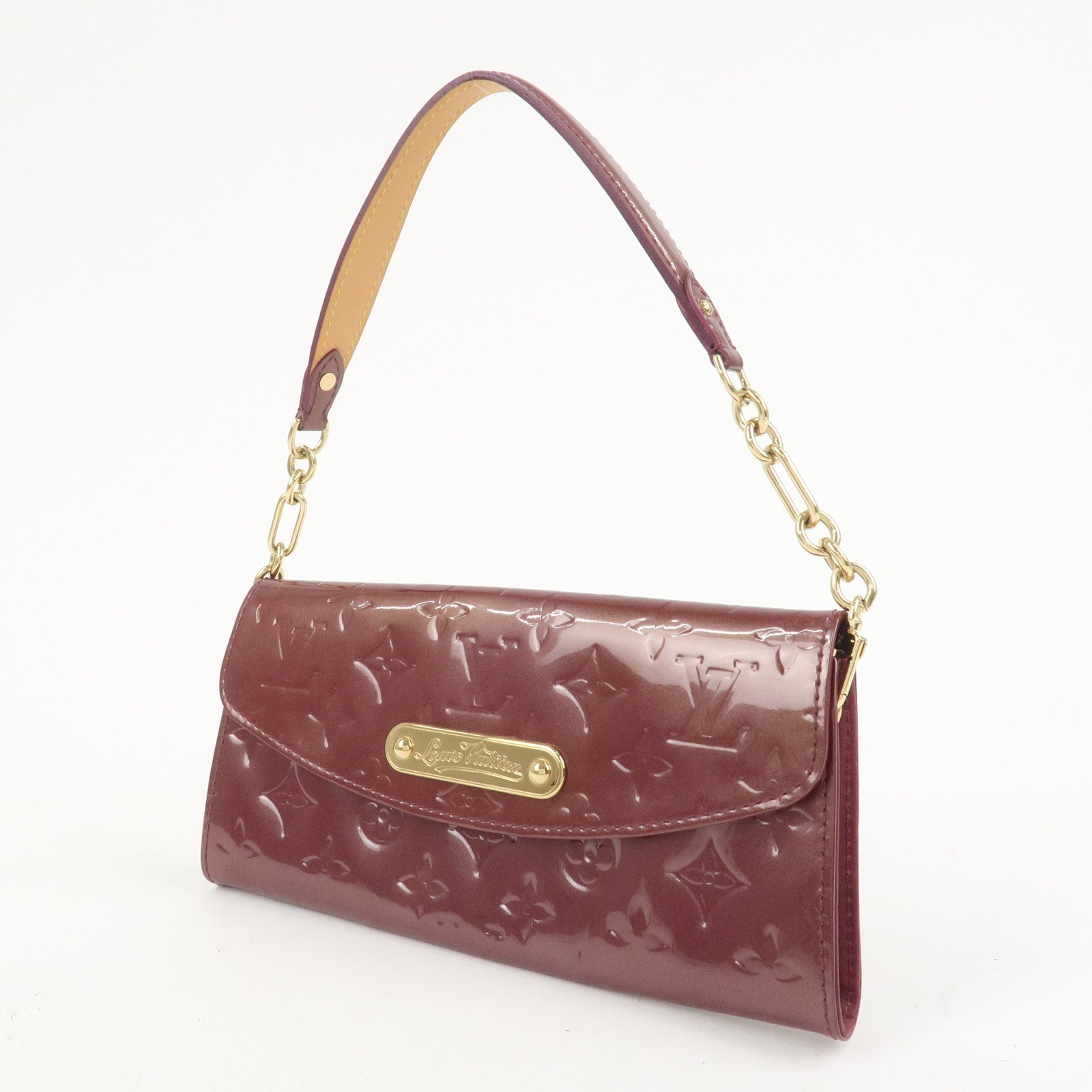 Louis Vuitton Monogram Vernis Sunset Boulevard Hand Bag M93571