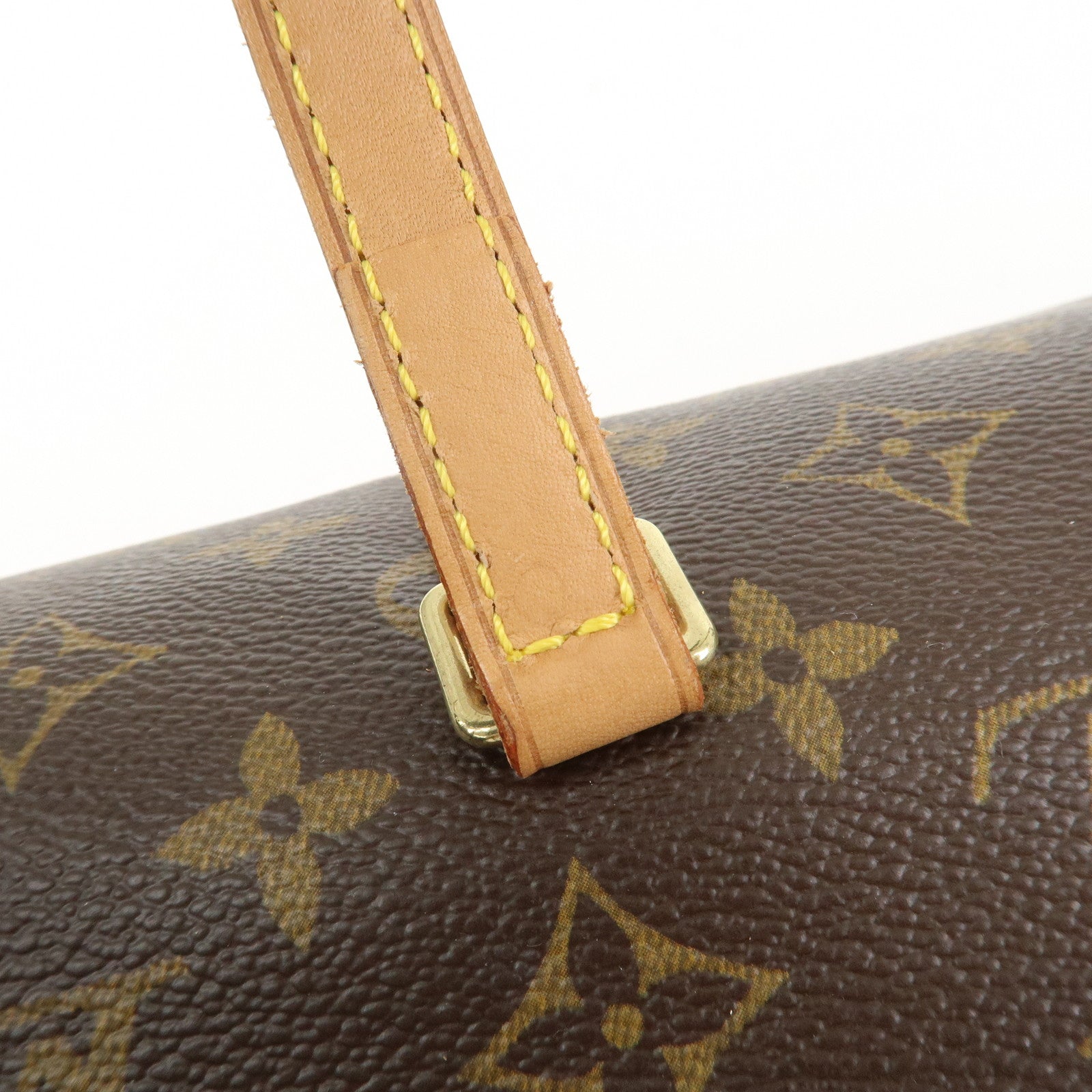 Louis Vuitton Monogram Papillon 30 Hand Bag Brown M51385