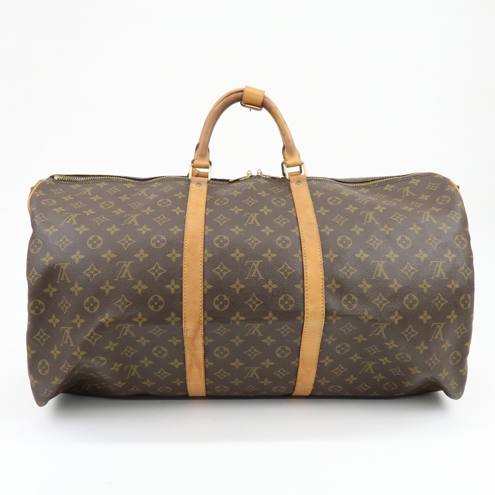 Louis Vuitton Monogram Keep All Bandouliere 60 Boston Bag M41412