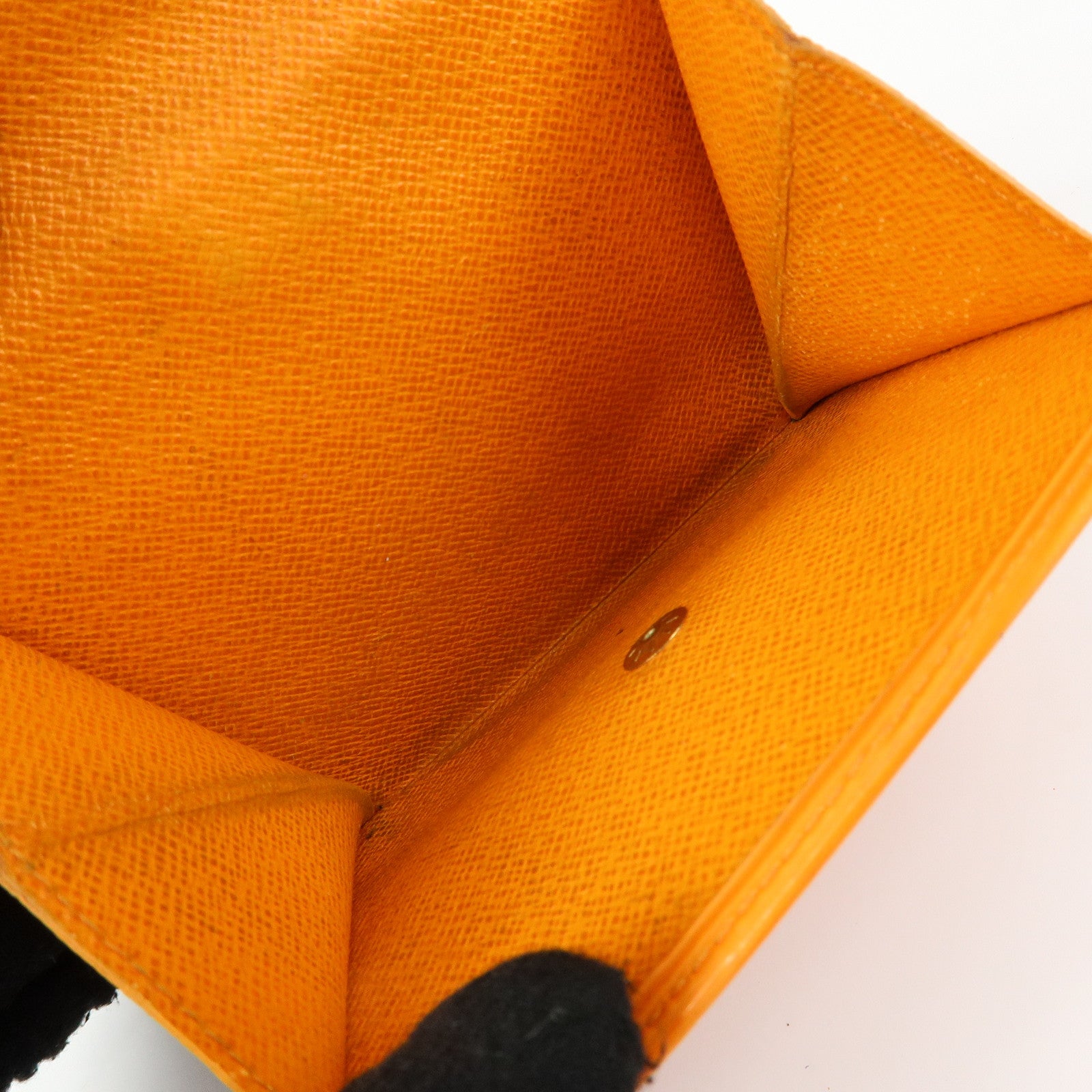 Louis Vuitton Epi Porte Monnaie Billets Credit Wallet Orange M6348H