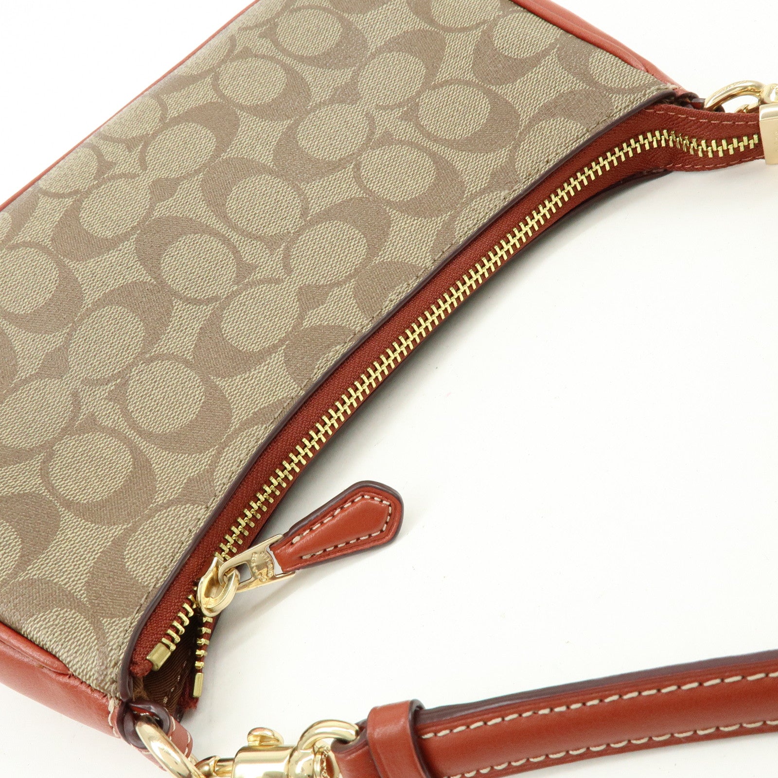 COACH PEANUTS Teri Signature PVC Leather Shoulder Crossbody Bag