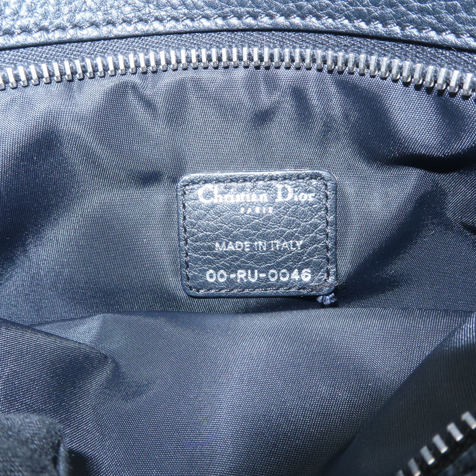 Christian Dior Street Chic Trotter Canvas Leather Shoulder Bag