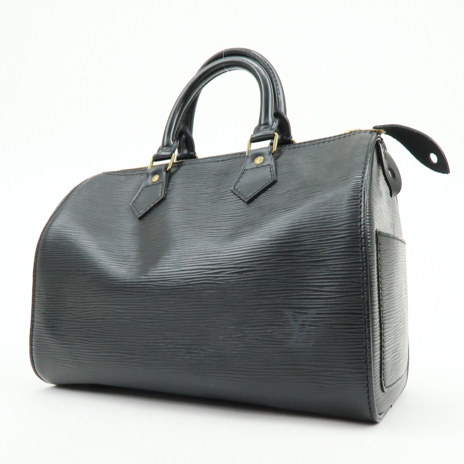 Louis Vuitton Epi Speedy 25 Hand Bag Boston Bag Noir M59032