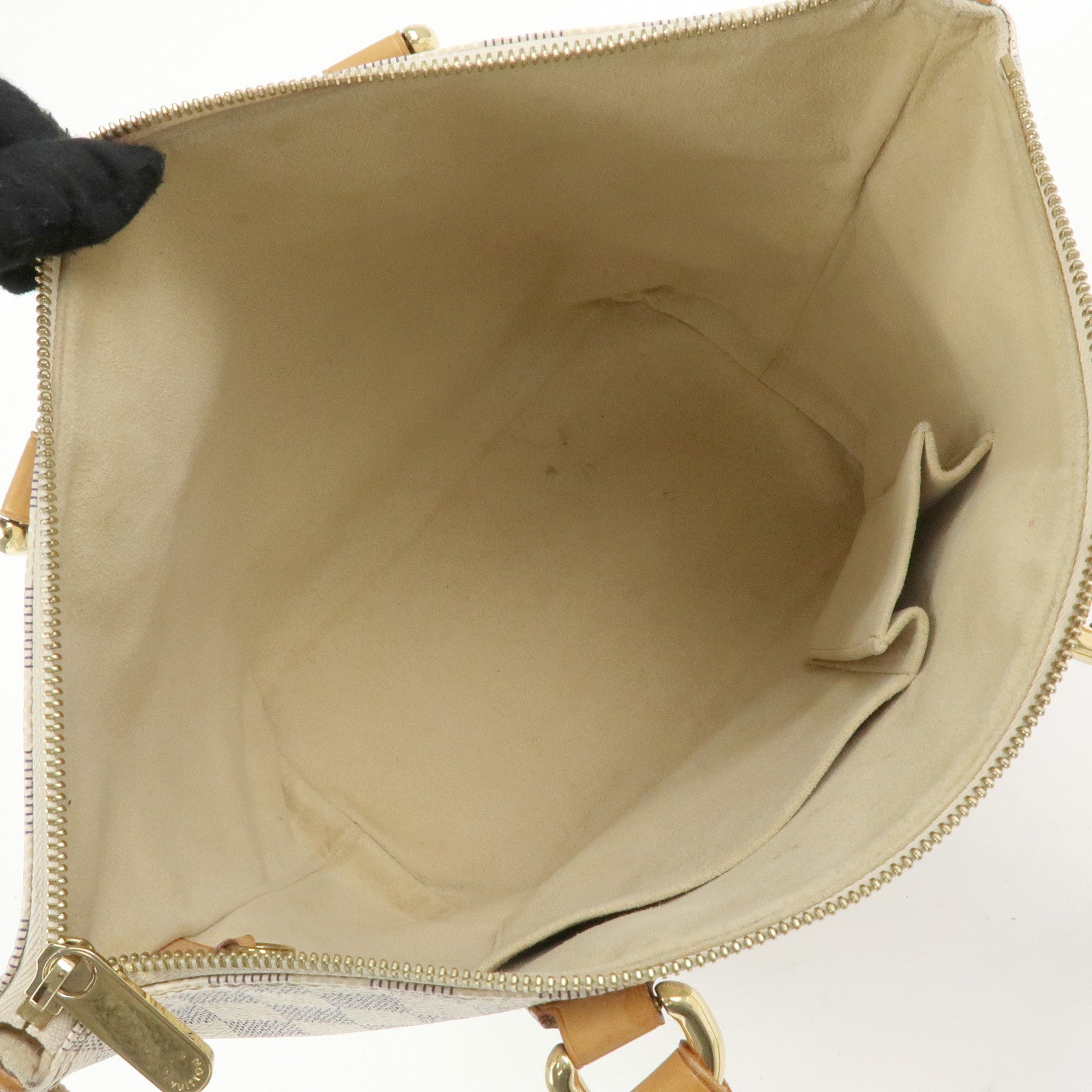 Louis Vuitton Damier Azur Saleya PM Tote Bag Hand Bag N51186