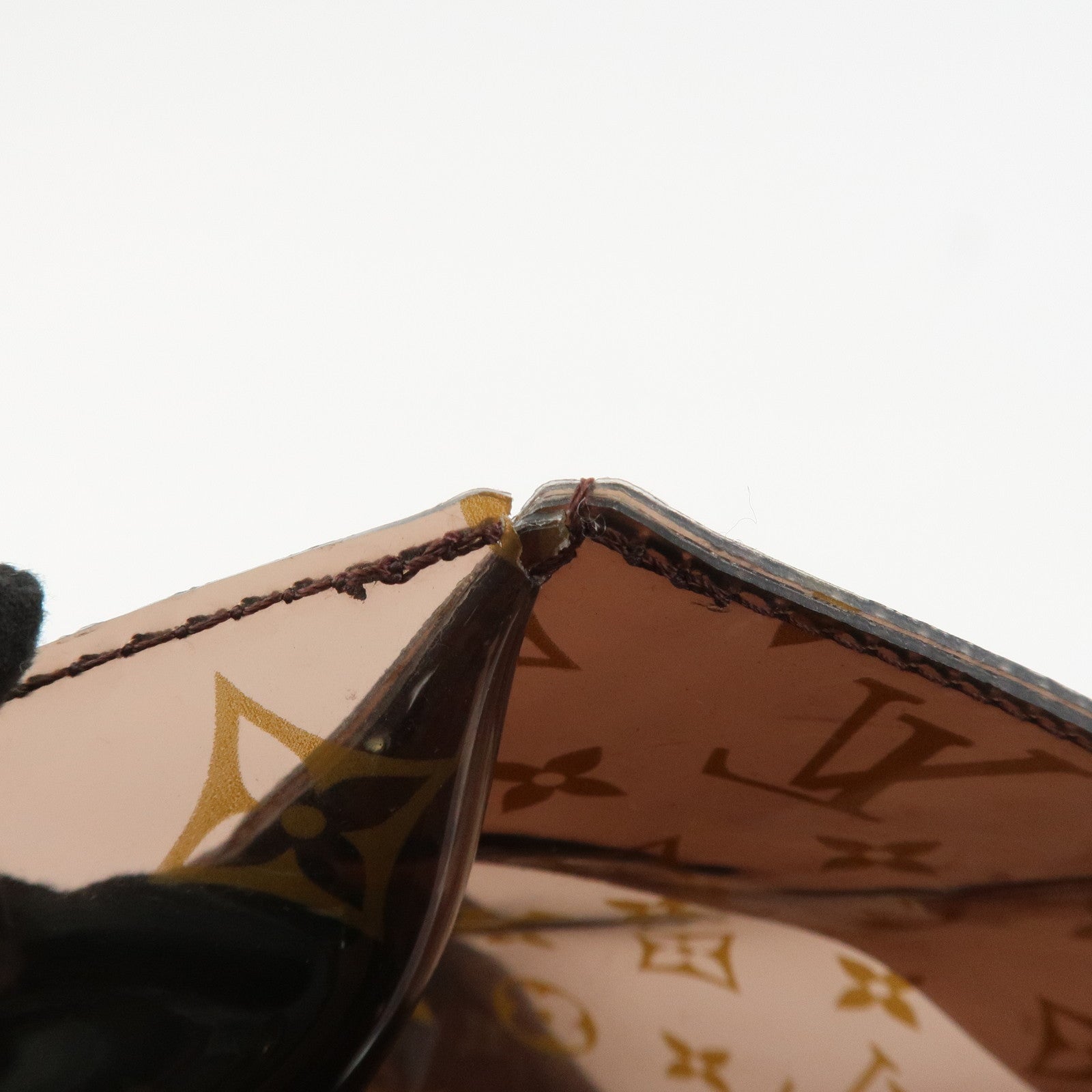 Louis Vuitton Monogram Vinyl Cabas Cruise Tote Bag Brown M50500 Used