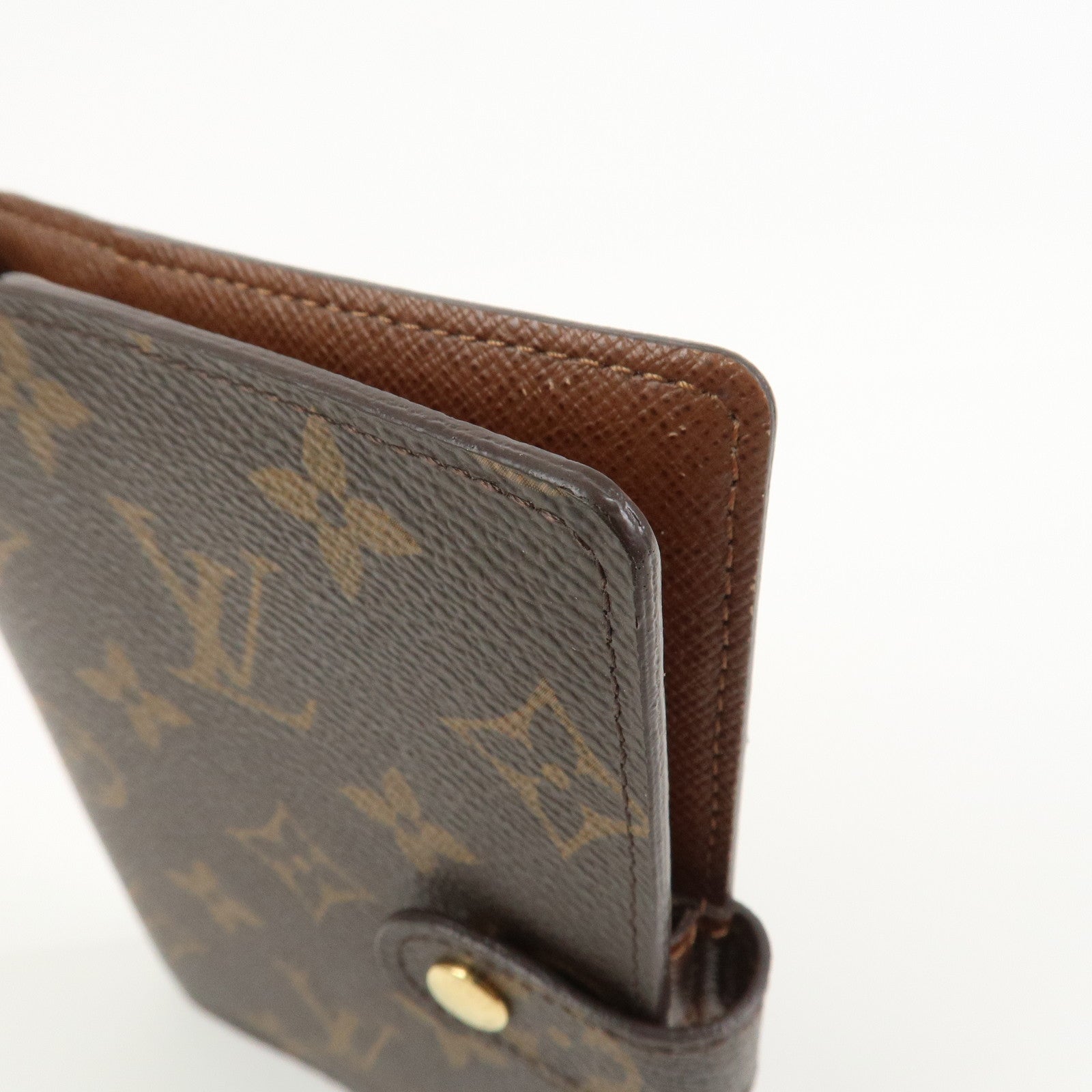 Louis Vuitton Monogram Agenda PM Planner Cover Brown R20005