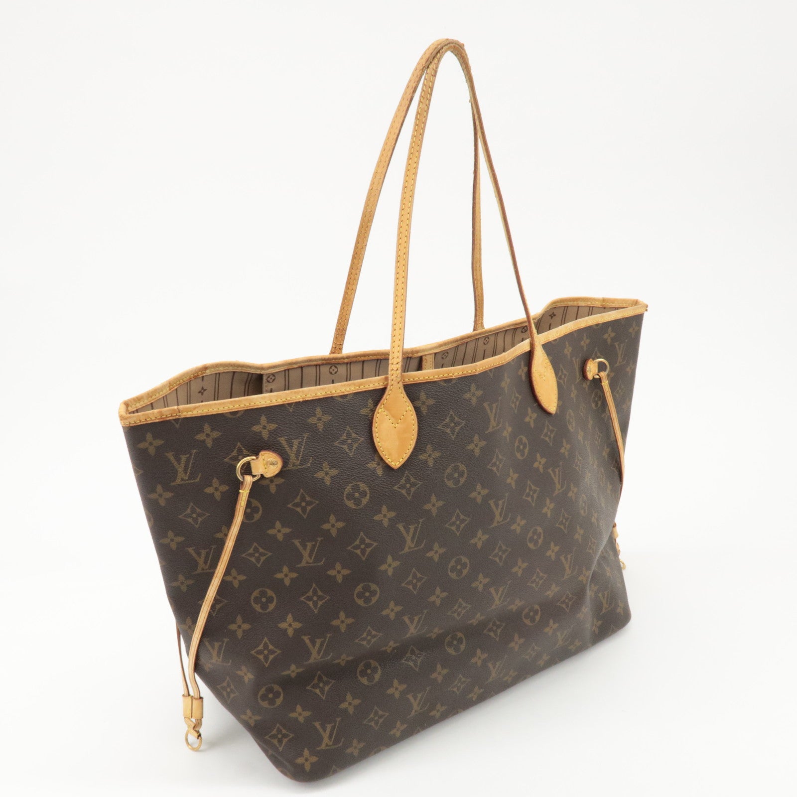 Louis Vuitton Monogram Neverfull GM Tote Bag Brown M40157 Used