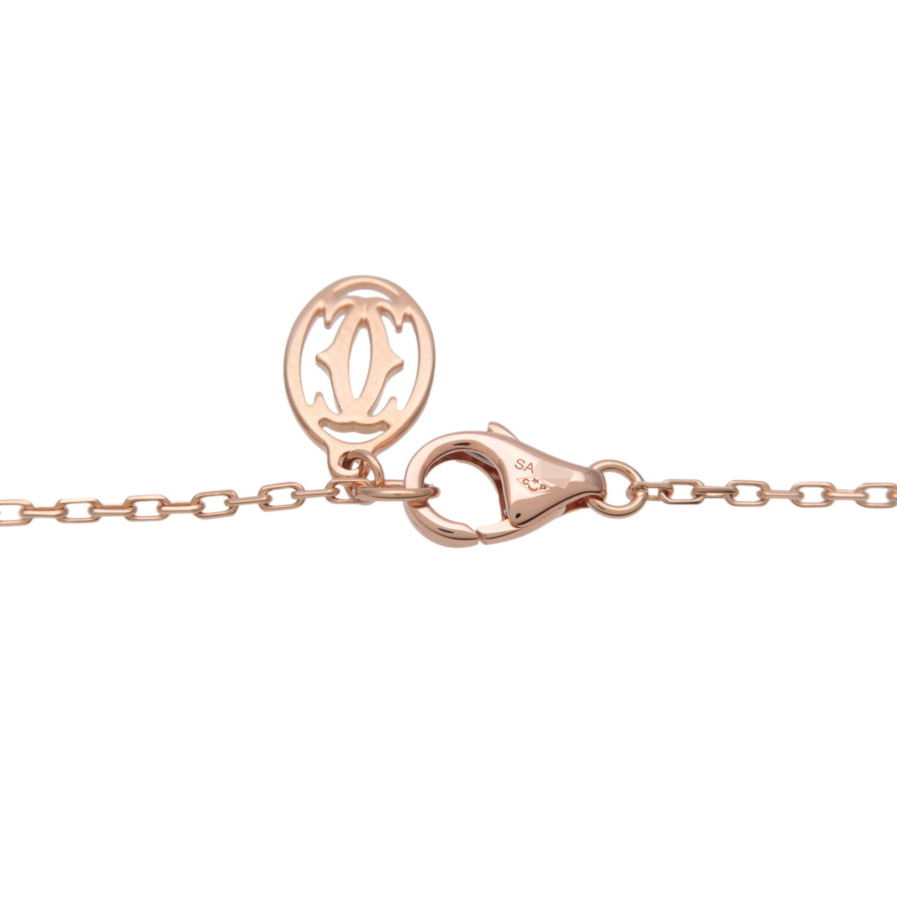 Cartier D'amour 1P Diamond Necklace SM K18 750PG Rose Gold