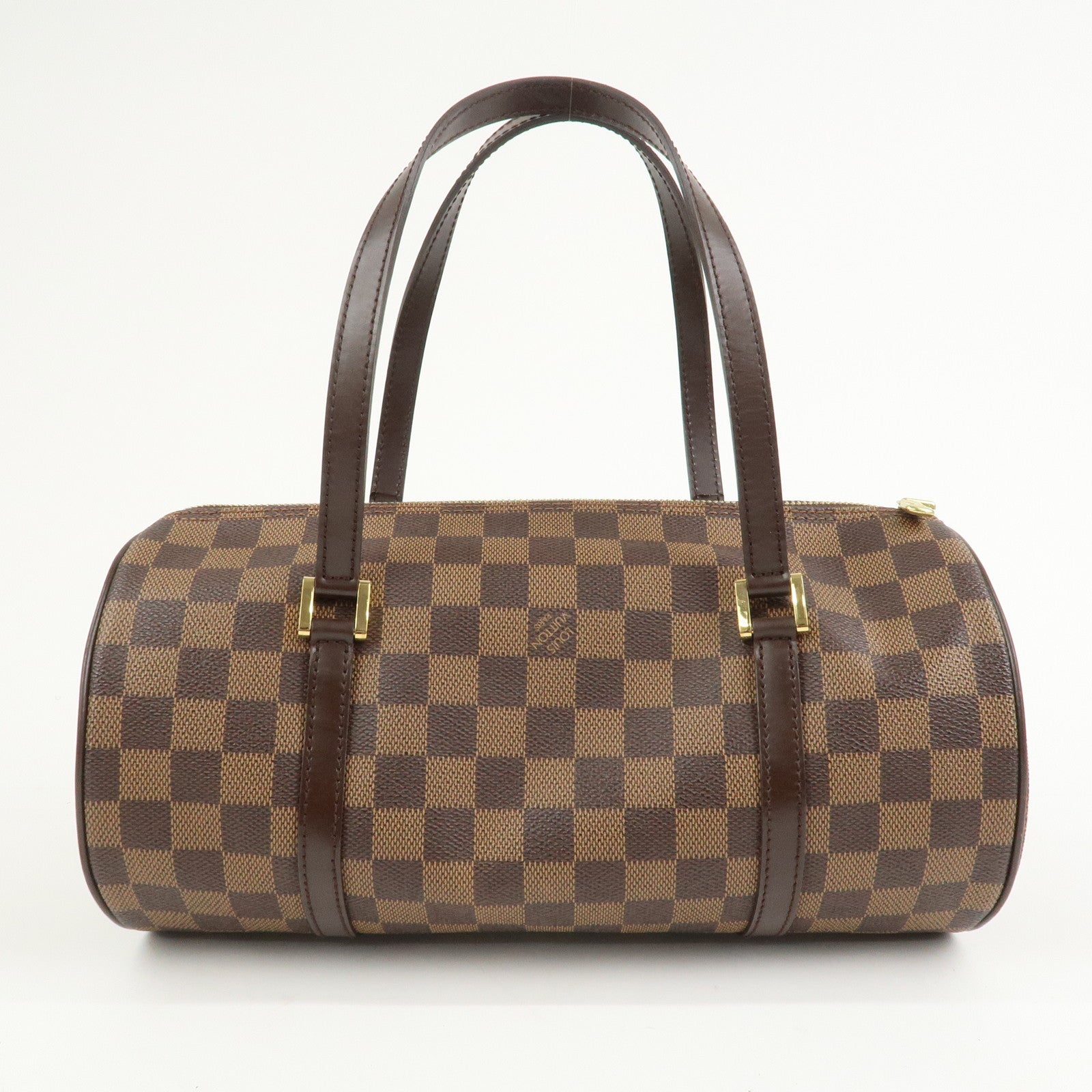 Louis Vuitton Damier Ebene Papillon 30 Hand Bag Brown N51303