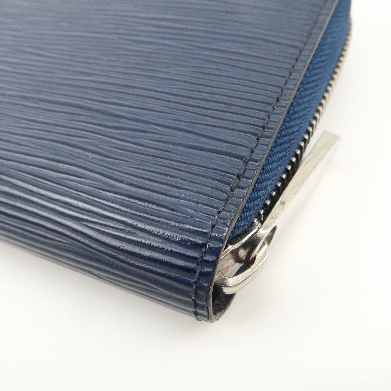 Louis Vuitton Epi leather Zippy Long Wallet Andigo Blue M61873 Used