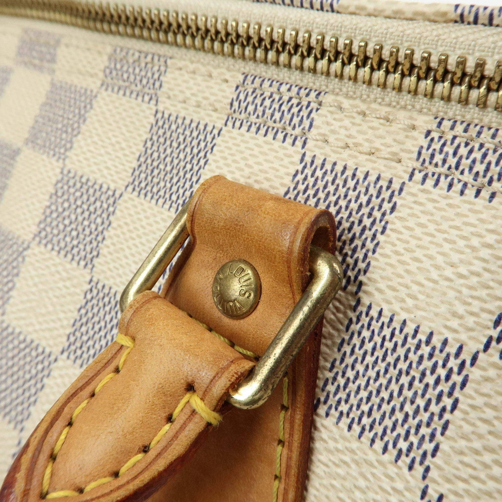 Louis Vuitton Damier Azur Speedy 35 Boston Bag Hand Bag N41535