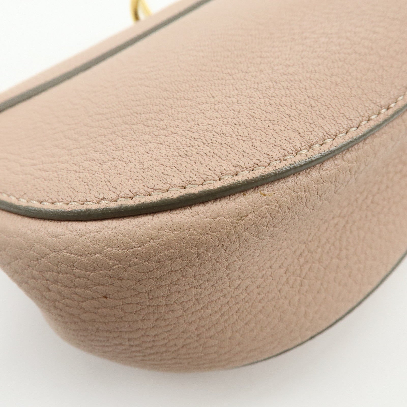 Chloe Drew Calf Leather Shoulder Bag Crossbody Bag Light Pink
