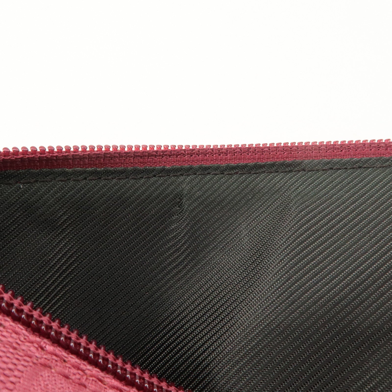 GUCCI Boat Bag GG Canvas Leather Hand Bag Pouch Pink 07198 Used