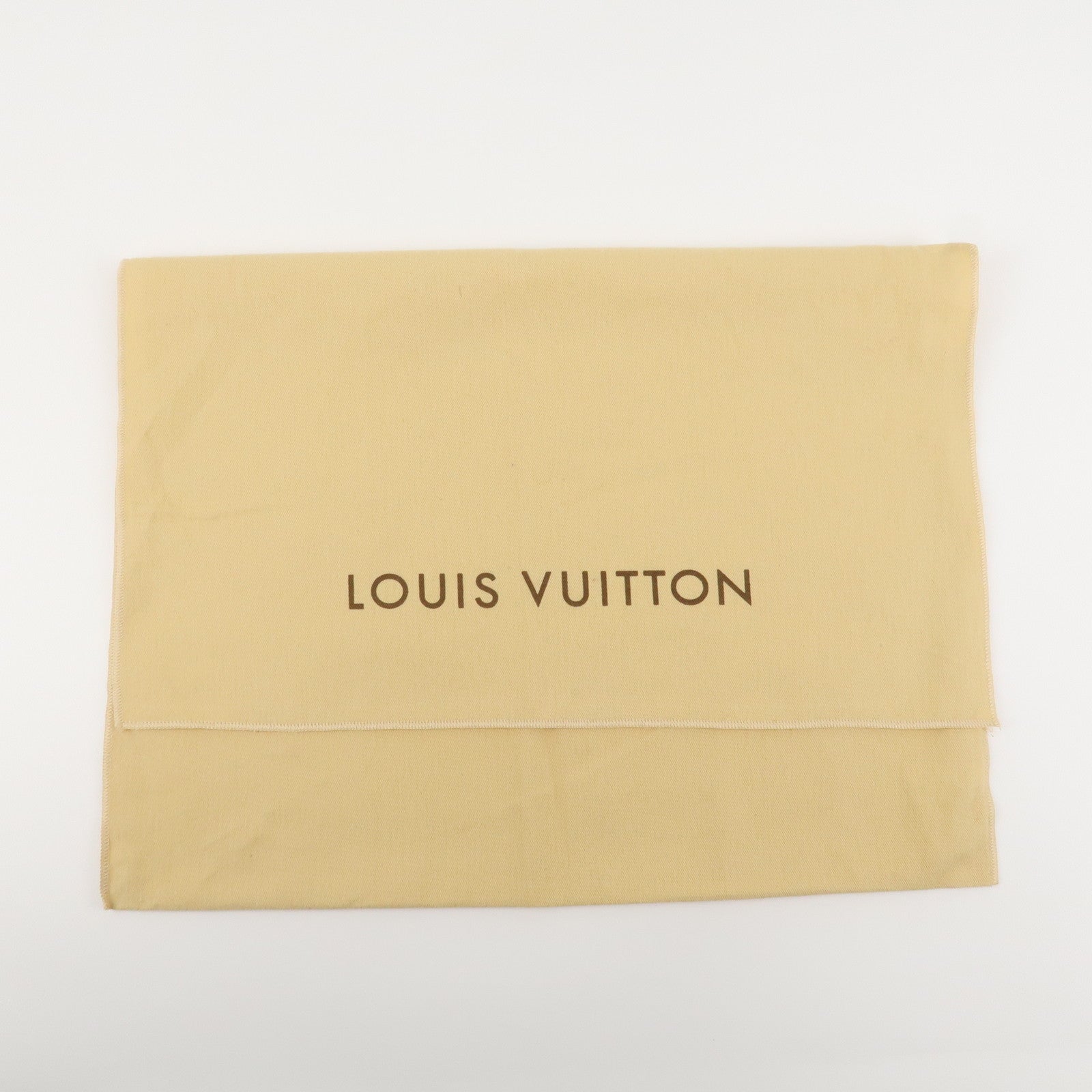 Louis Vuitton Set Of 10 Dust Bag Storage Bag Flap Style Beige Used