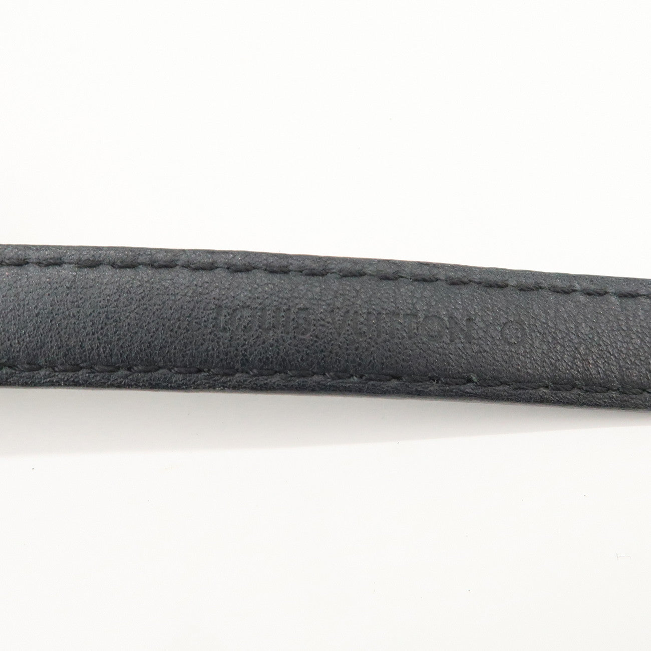 Louis Vuitton Damier Glaphite Bracelet Sign It Black Silver M6616E