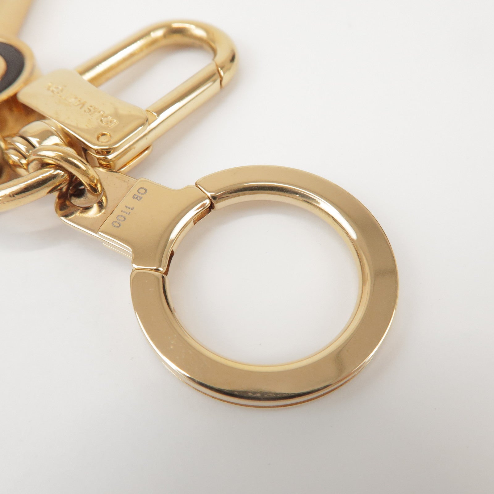 Louis Vuitton Porte Cles Confidence Bag Charm Key Chain Gold M65088