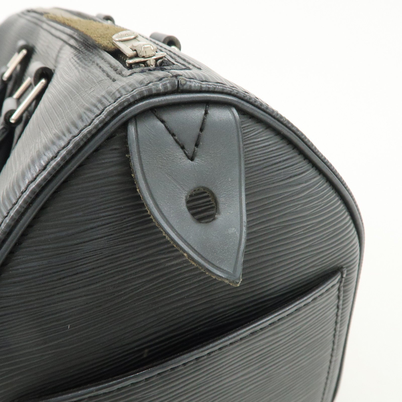Louis Vuitton Epi Leather Speedy 25 Hand Bag Boston Bag Noir M59032