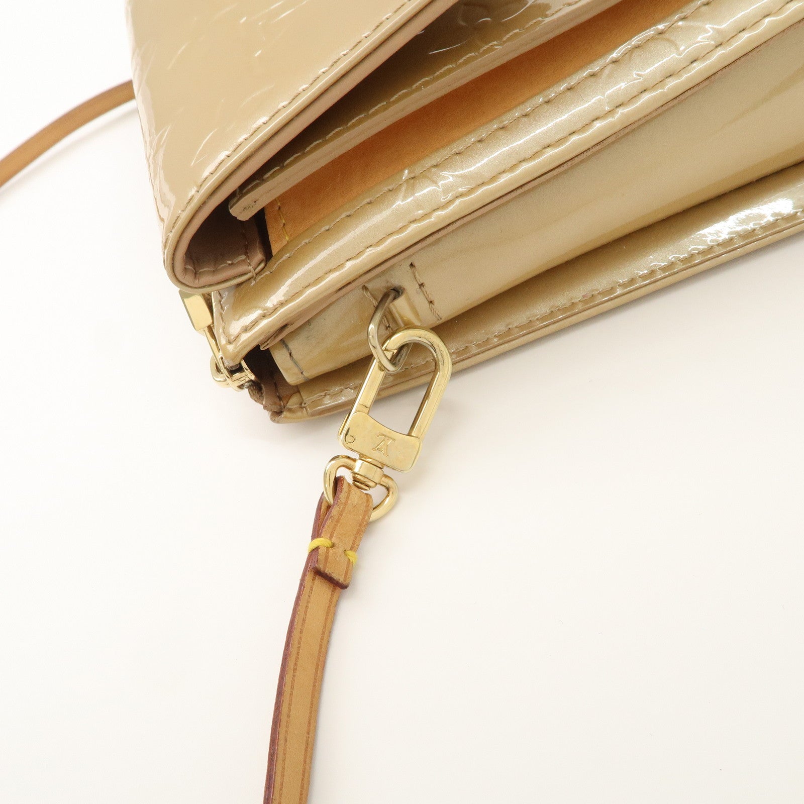 Louis Vuitton Monogram Vernis Motte Shoulder Bag Noisette M91337 Used