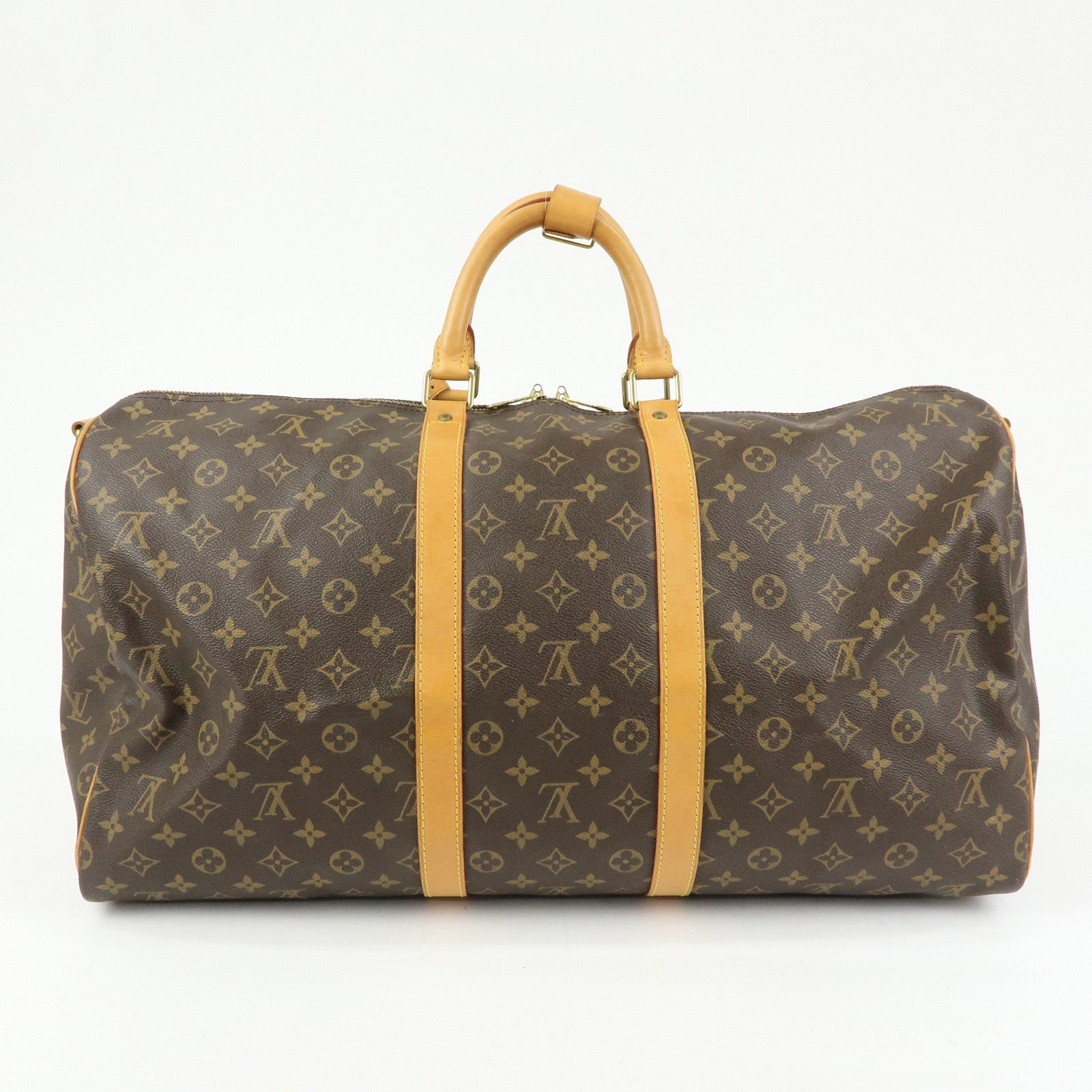 Louis Vuitton Monogram Keep All Bandouliere 55 Boston Bag M41414